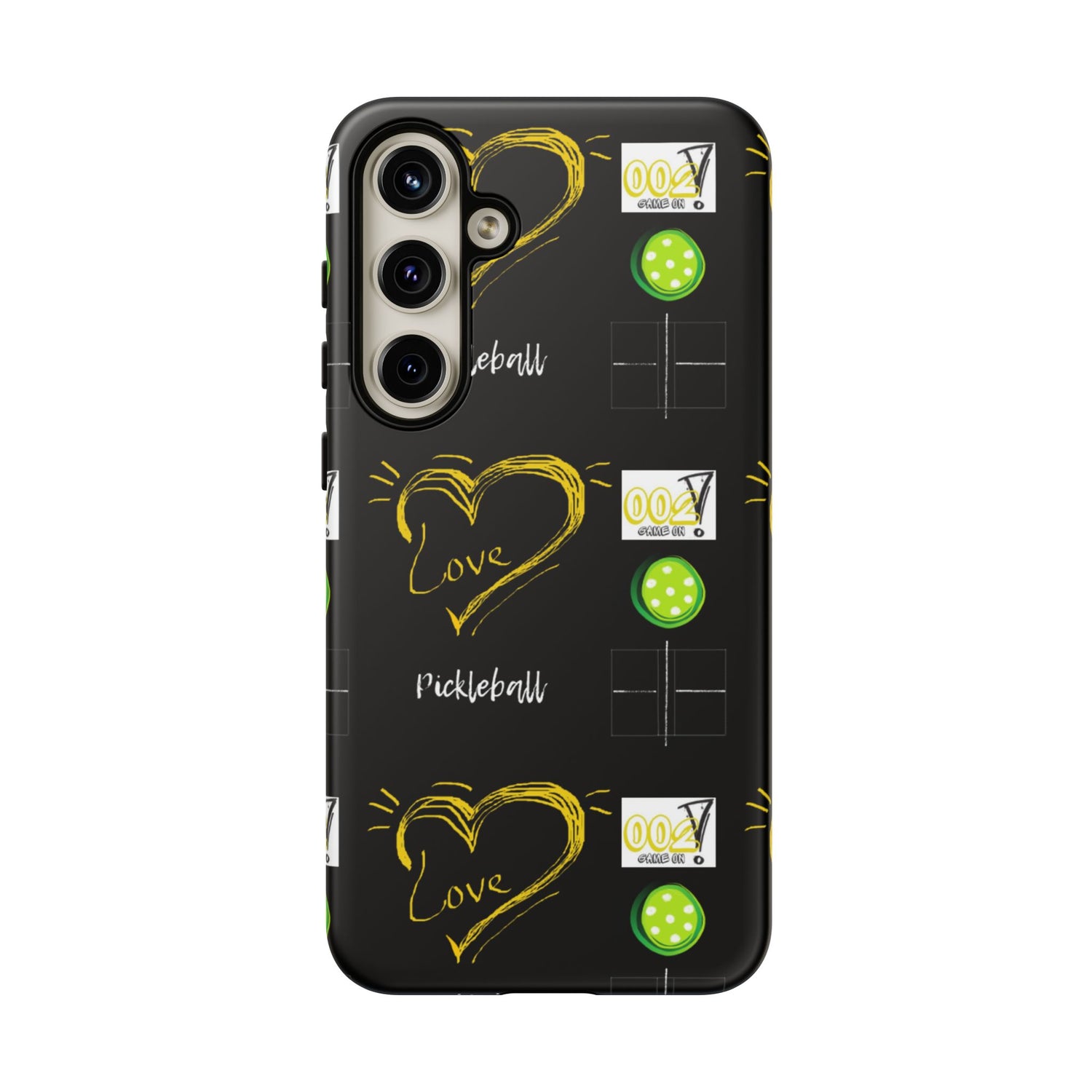 Pickleball Love Tough Android Samsung Phone Case - Fun & Durable Sport Accessory