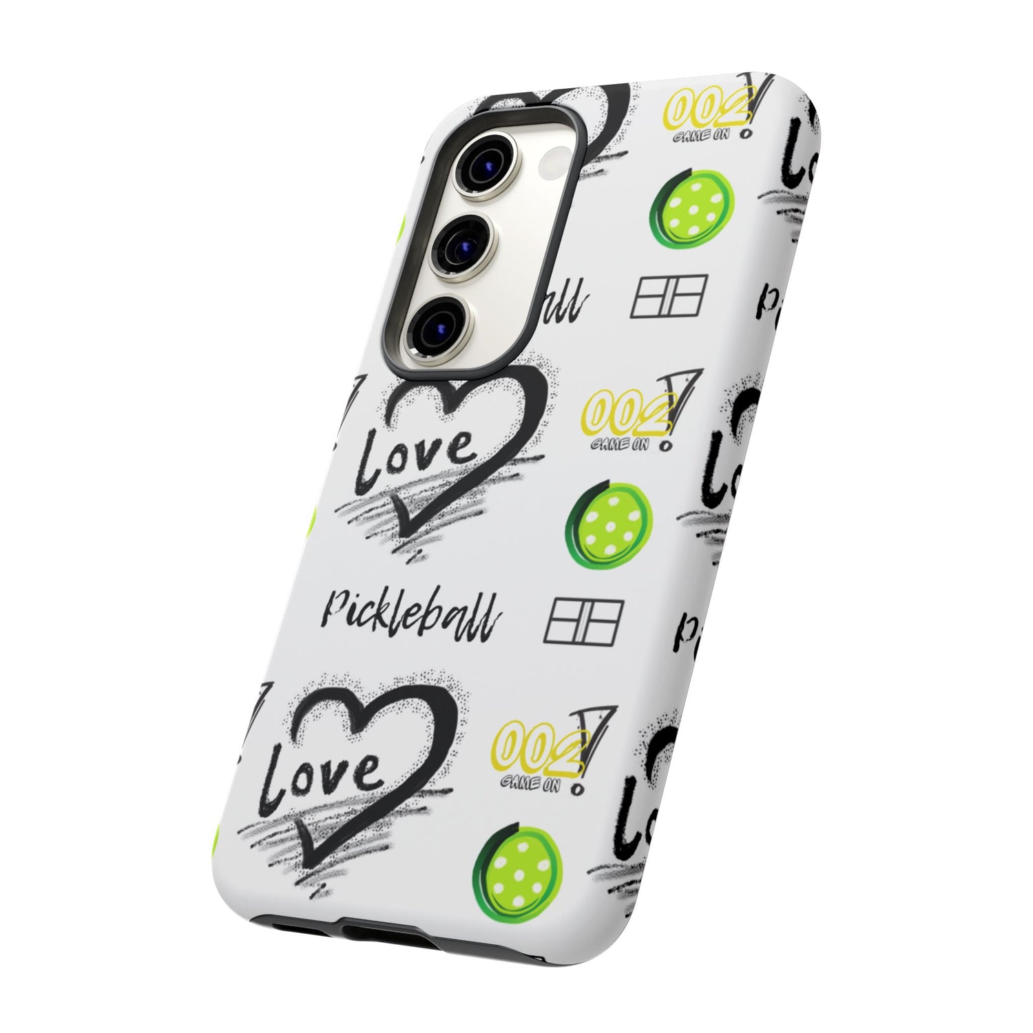 Pickleball Love Tough Android Samsung Phone Case - Fun & Durable Sport Accessory
