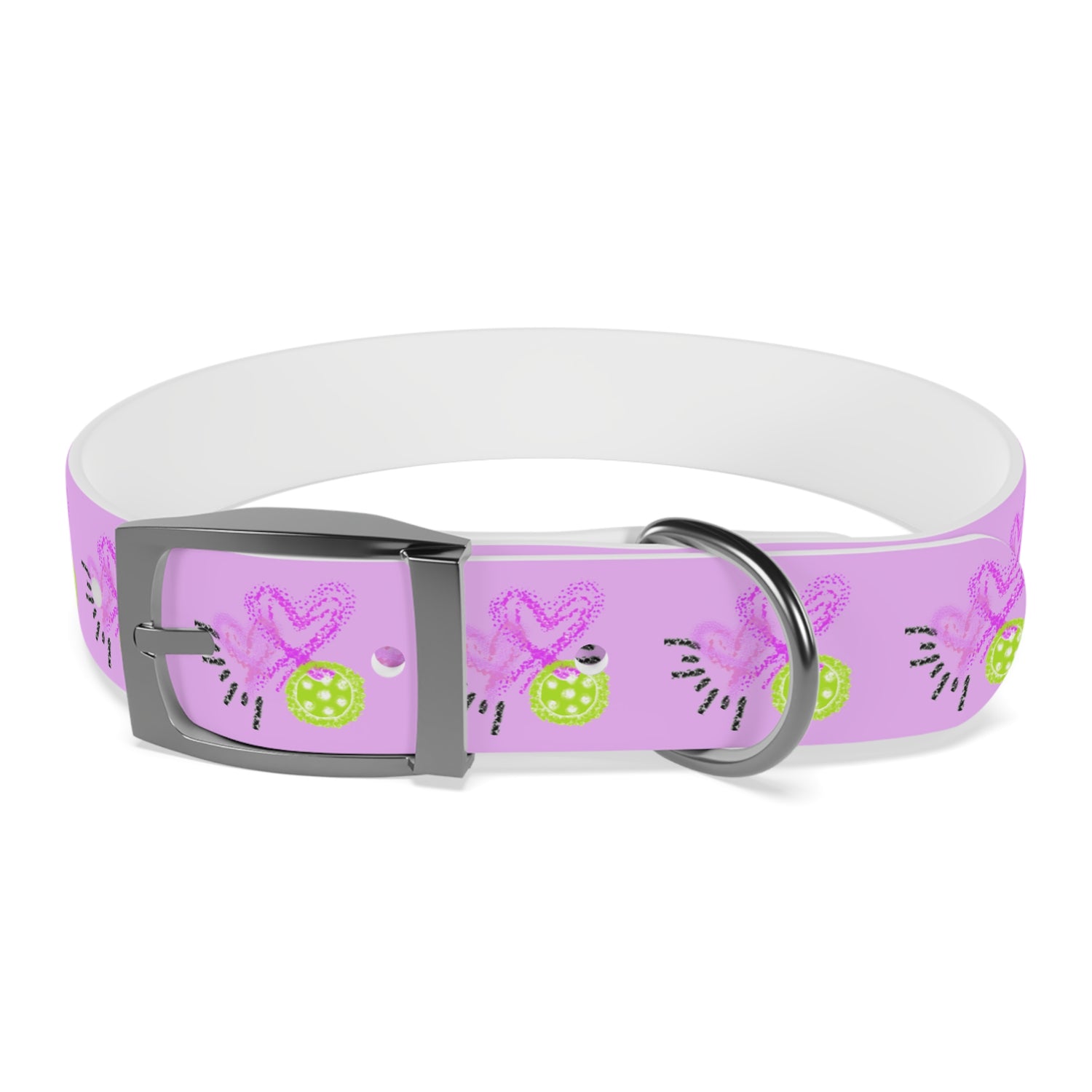Dog Collar - Pickleball Love Unique Stand Out Design - Perfect for Pet Owners