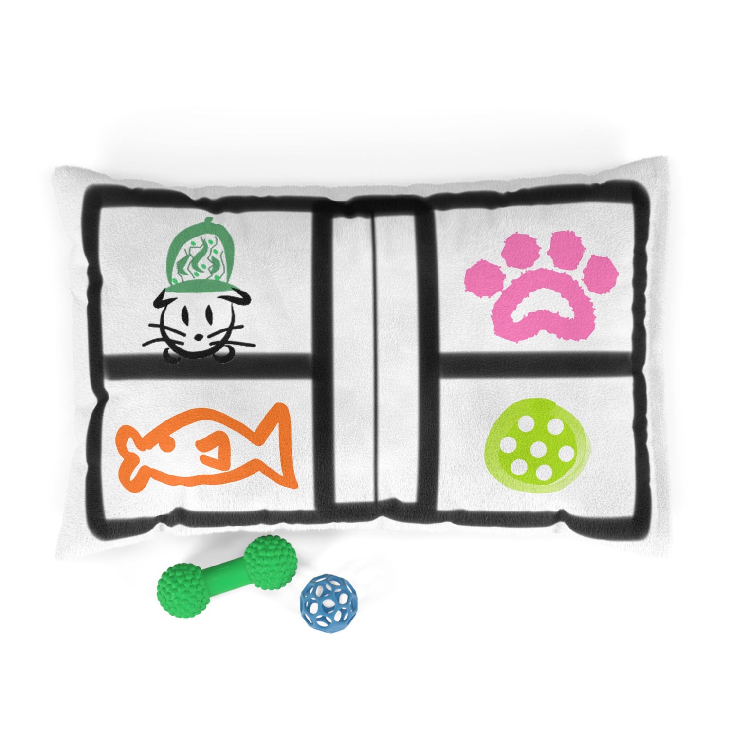 Pet Bed - Pickle Cat Design