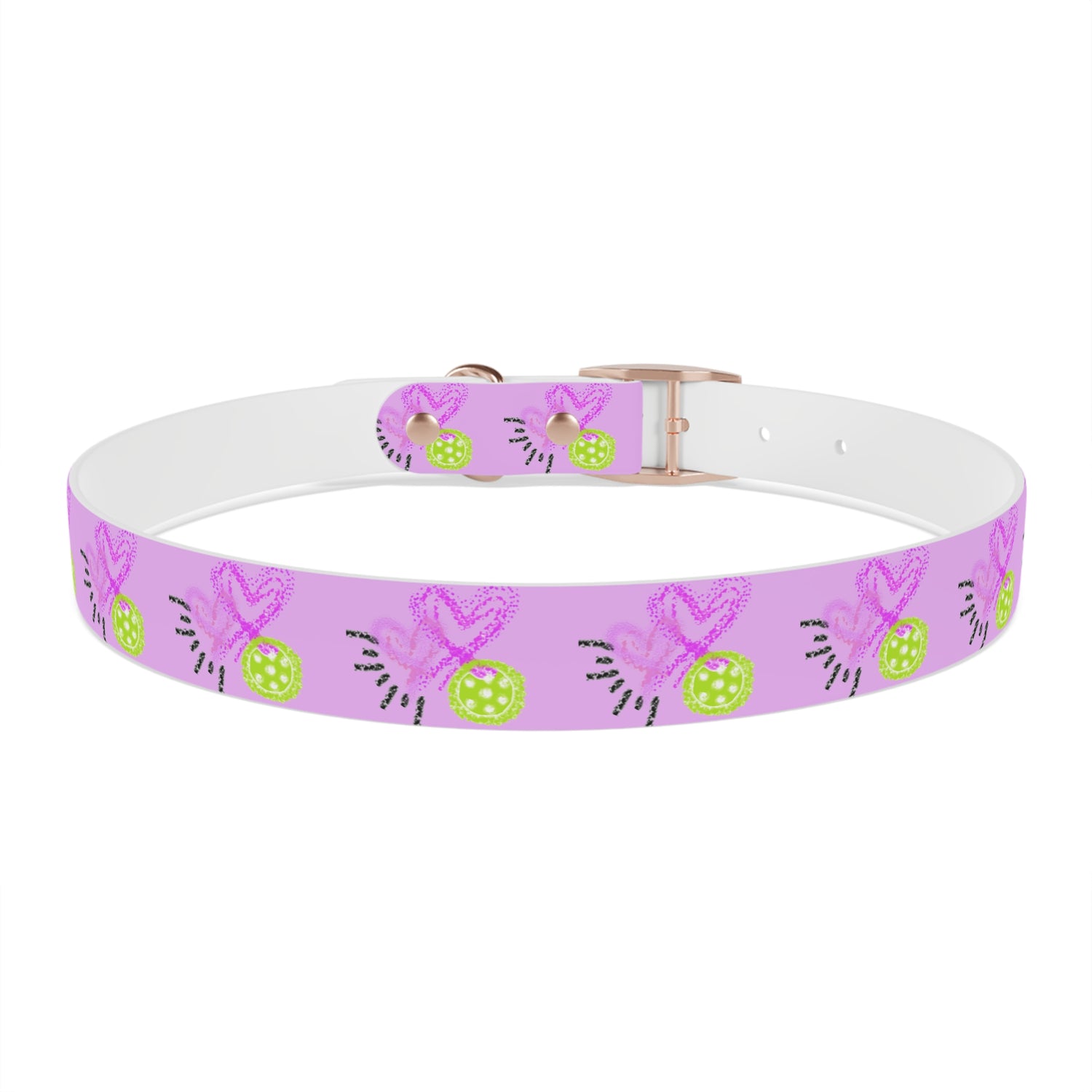 Dog Collar - Pickleball Love Unique Stand Out Design - Perfect for Pet Owners
