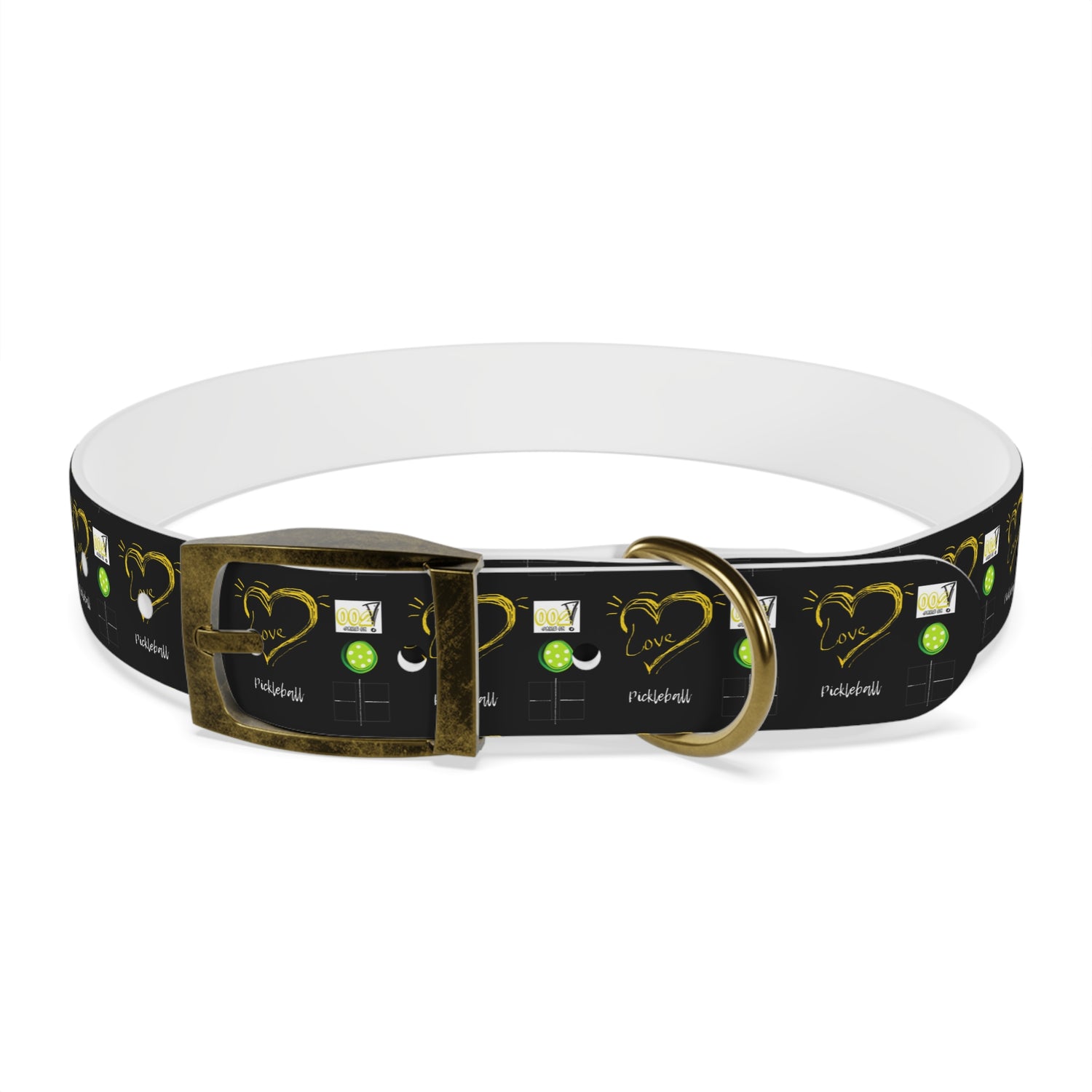 Dog Collar - Pickleball Love Unique Stand Out Design - Perfect for Pet Owners