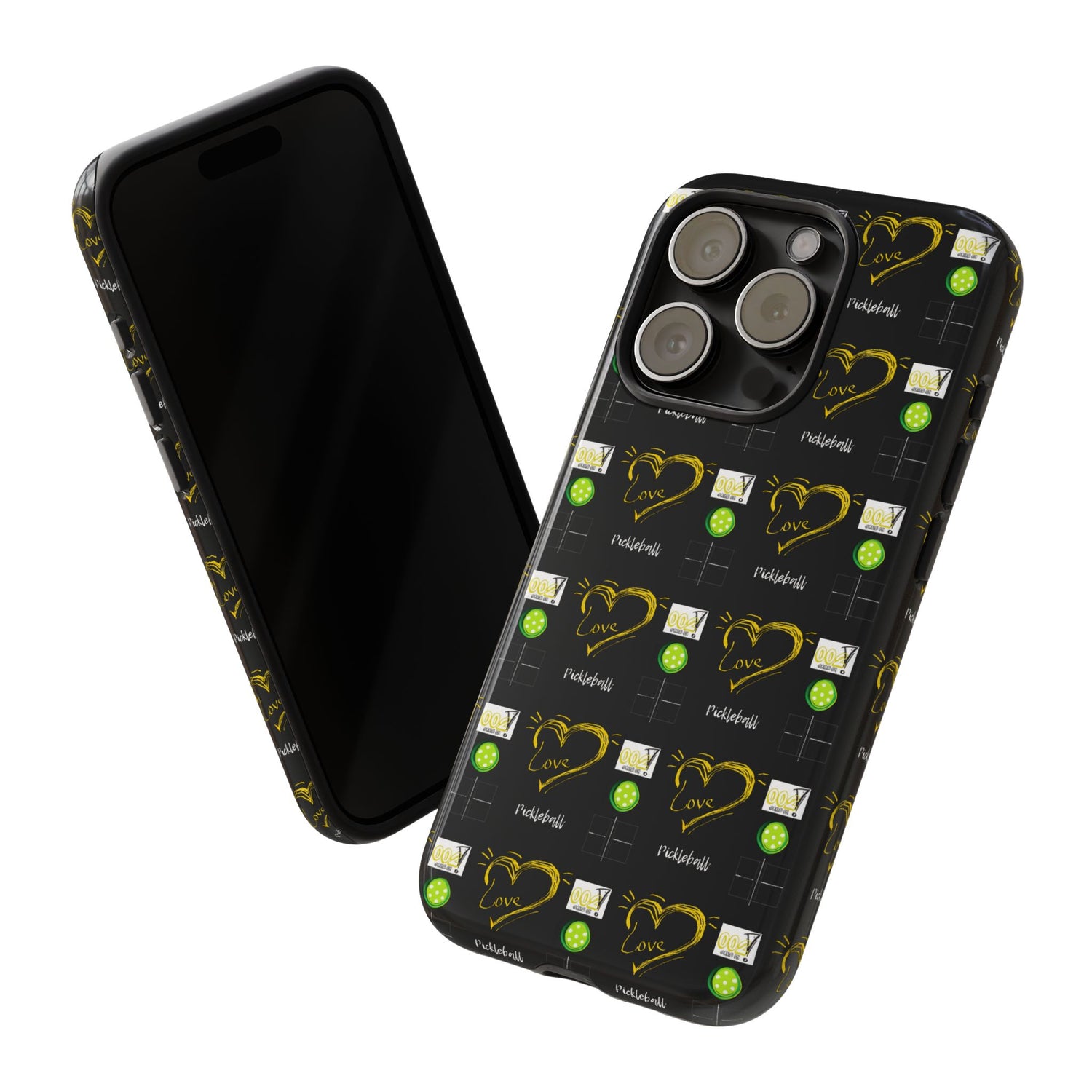 Pickleball Love Tough iPhone Case - Fun & Durable Sport Accessory