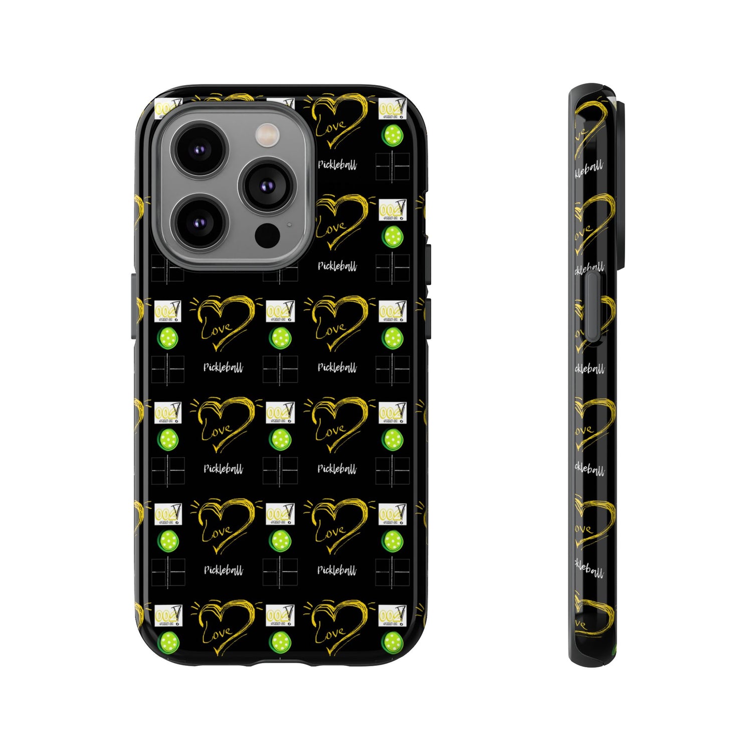 Pickleball Love Tough iPhone Case - Fun & Durable Sport Accessory