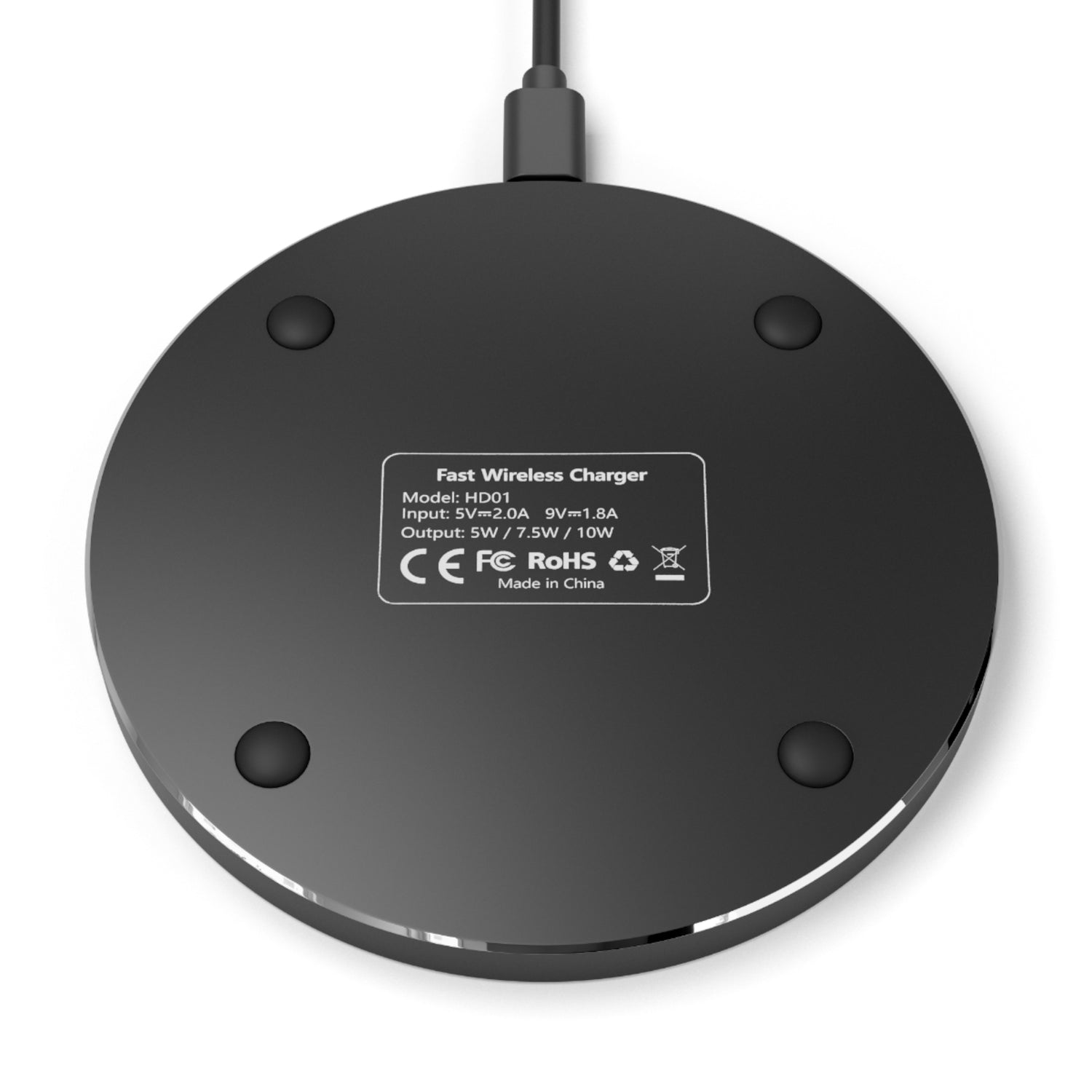Wireless Charger - LOVE Pickleball Design for Pickleball Enthusiasts | Tech Accessory