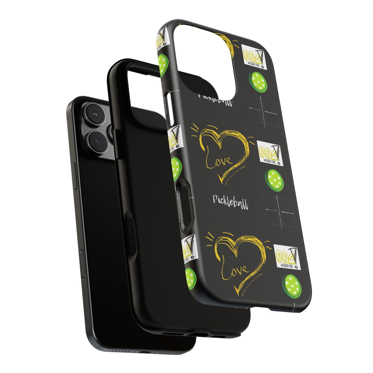 Pickleball Love Tough iPhone Case - Fun & Durable Sport Accessory