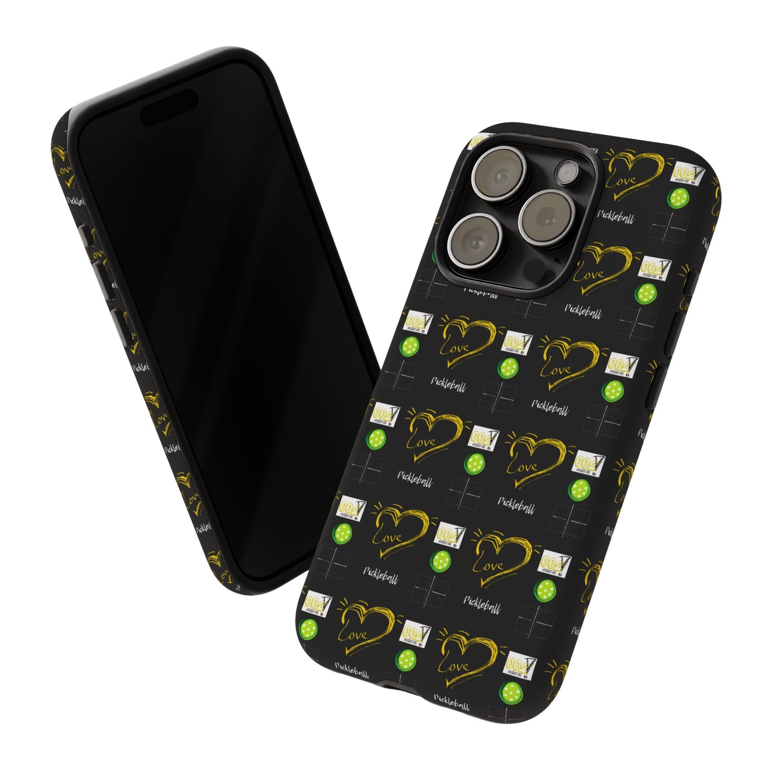 Pickleball Love Tough iPhone Case - Fun & Durable Sport Accessory