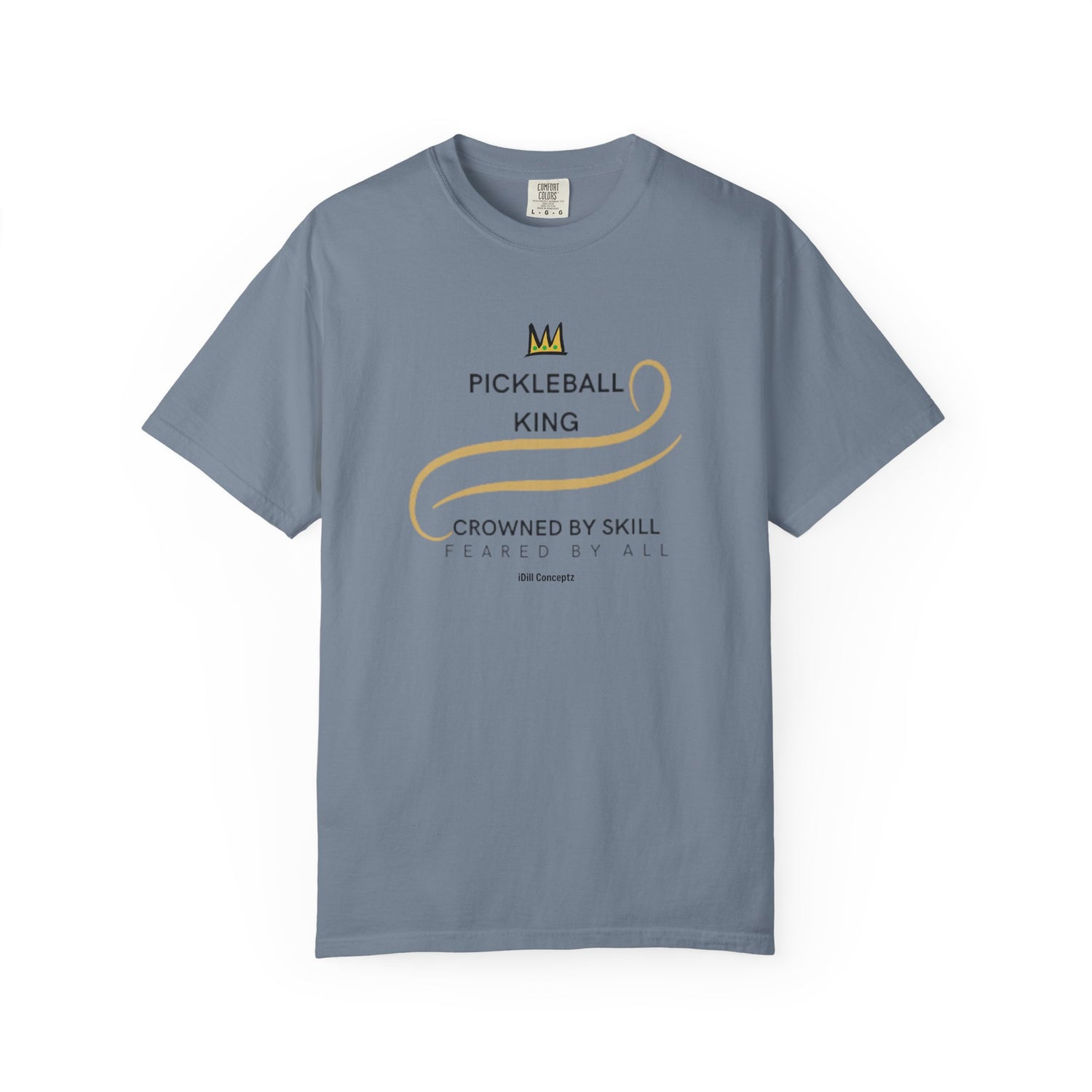 King of the Court Pickleball T-Shirt Apparel - Casual Graphic Tee for Men - Sports Lovers