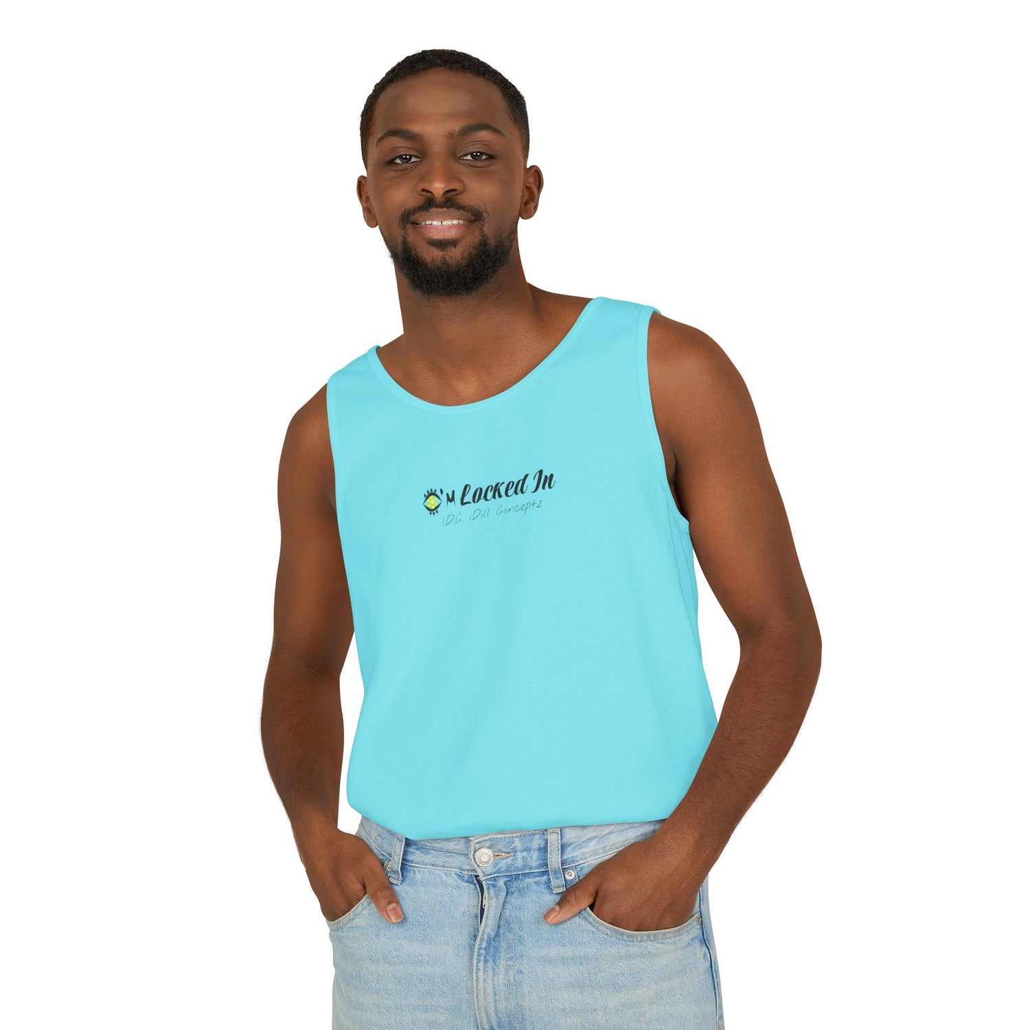 Unisex Muscle Tank Top - Pickleball I'm Locked In Design