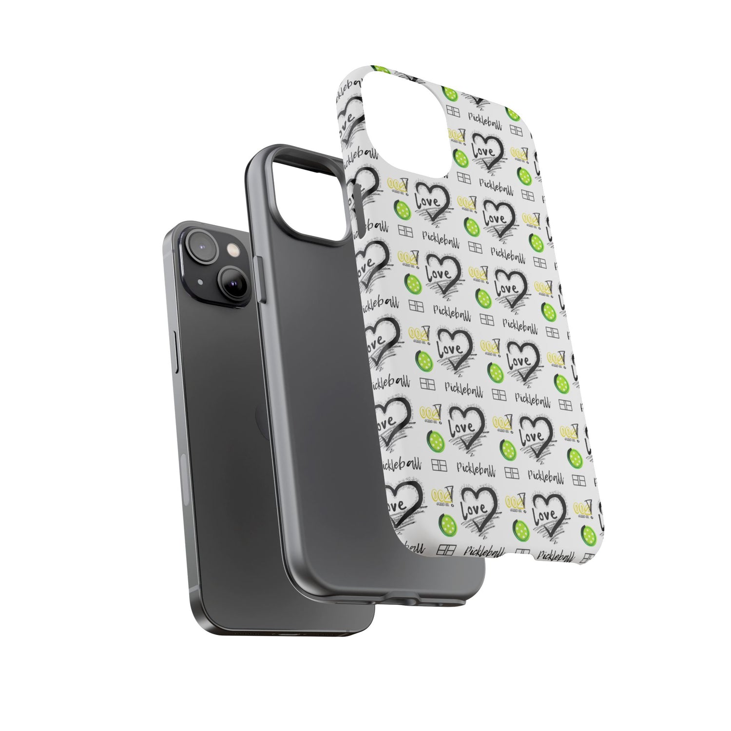 Pickleball Love Tough iPhone Case - Fun & Durable Sport Accessory
