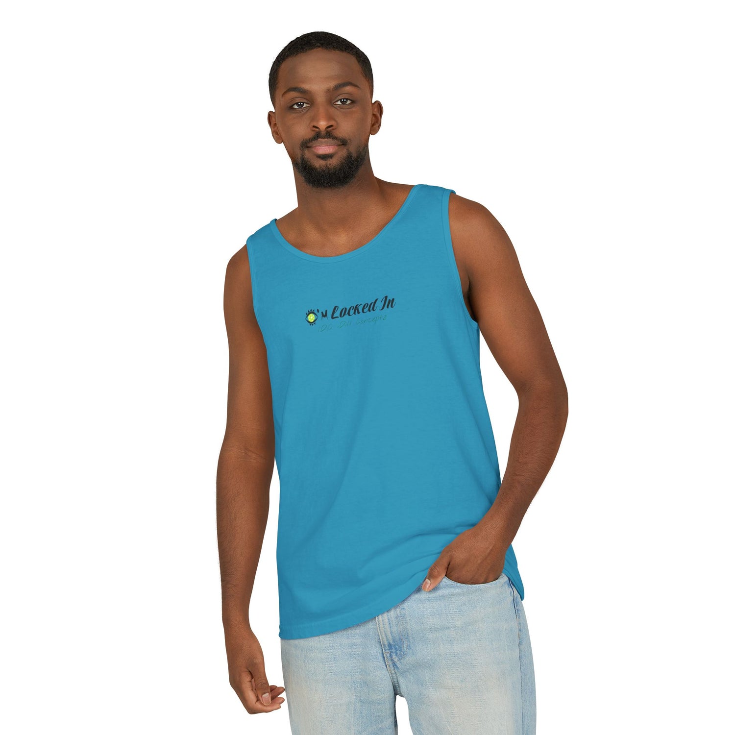 Unisex Muscle Tank Top - Pickleball I'm Locked In Design