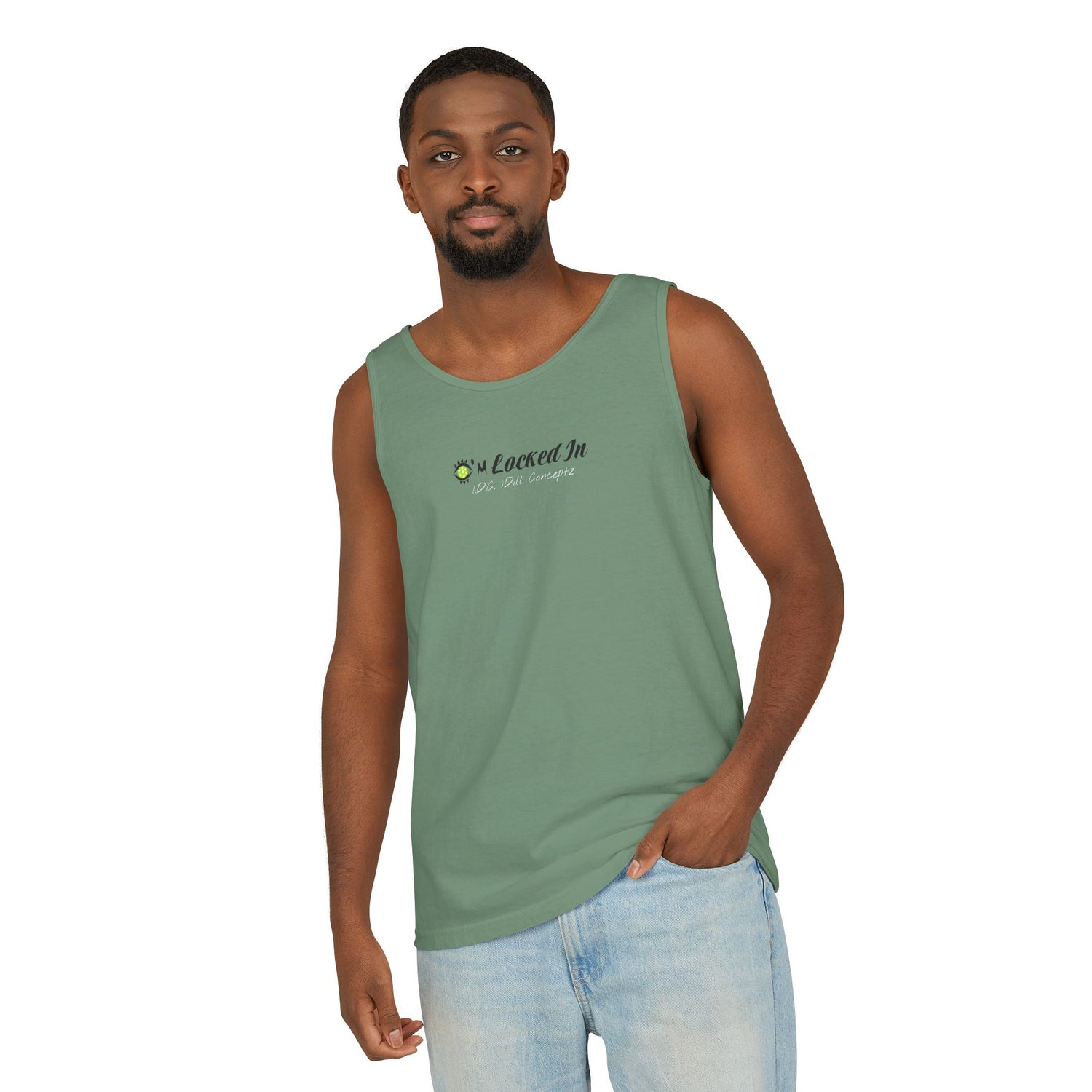 Unisex Muscle Tank Top - Pickleball I'm Locked In Design