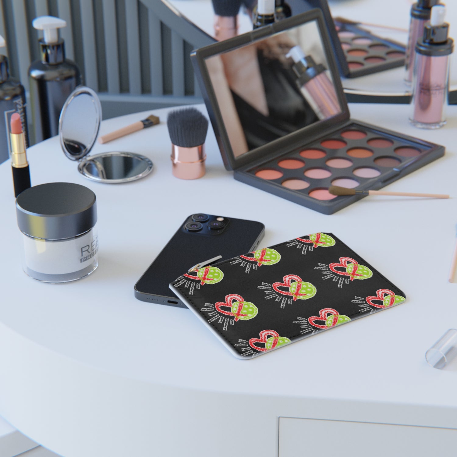 Women's Pickleball Mini Clutch Bag - Love Pickleball Design for Enthusiasts