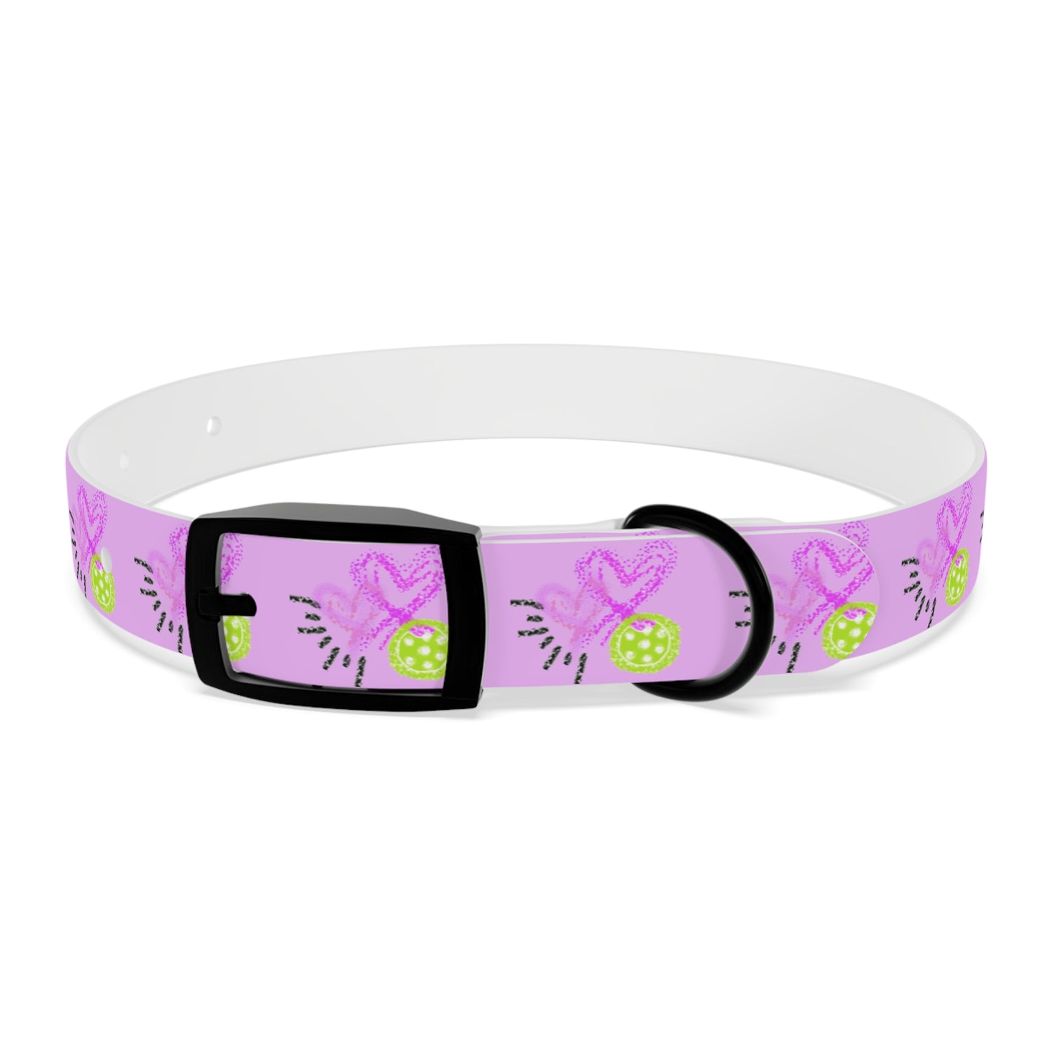 Dog Collar - Pickleball Love Unique Stand Out Design - Perfect for Pet Owners