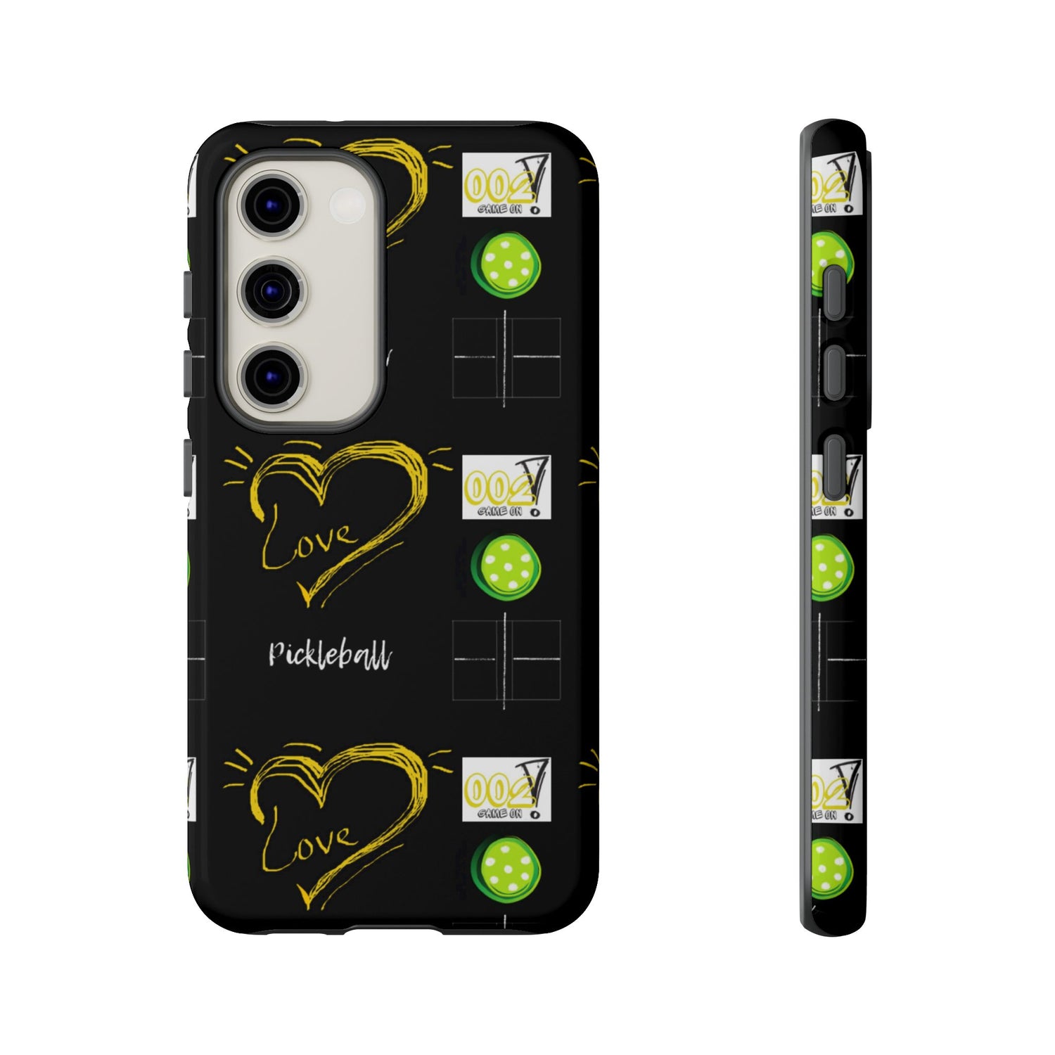 Pickleball Love Tough Android Samsung Phone Case - Fun & Durable Sport Accessory