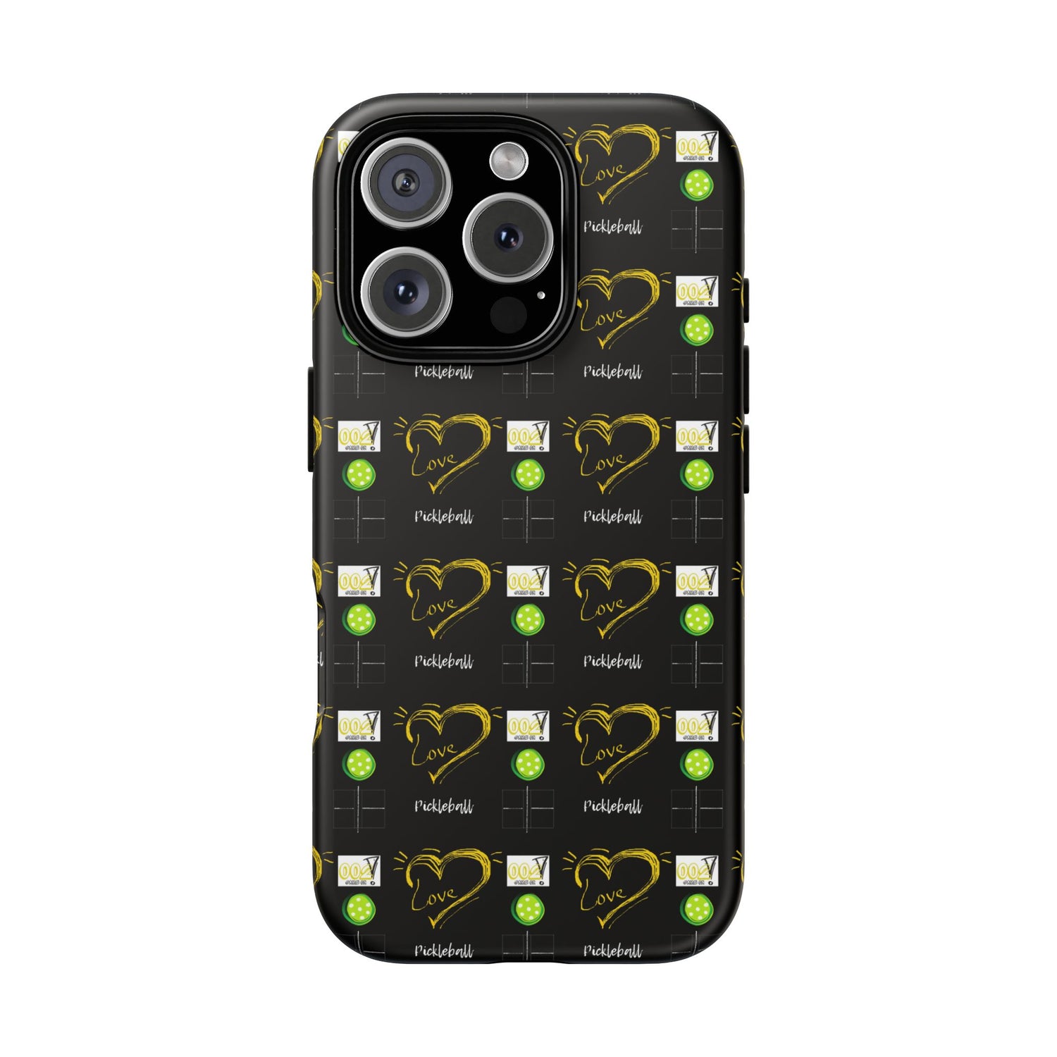 Pickleball Love Tough iPhone Case - Fun & Durable Sport Accessory