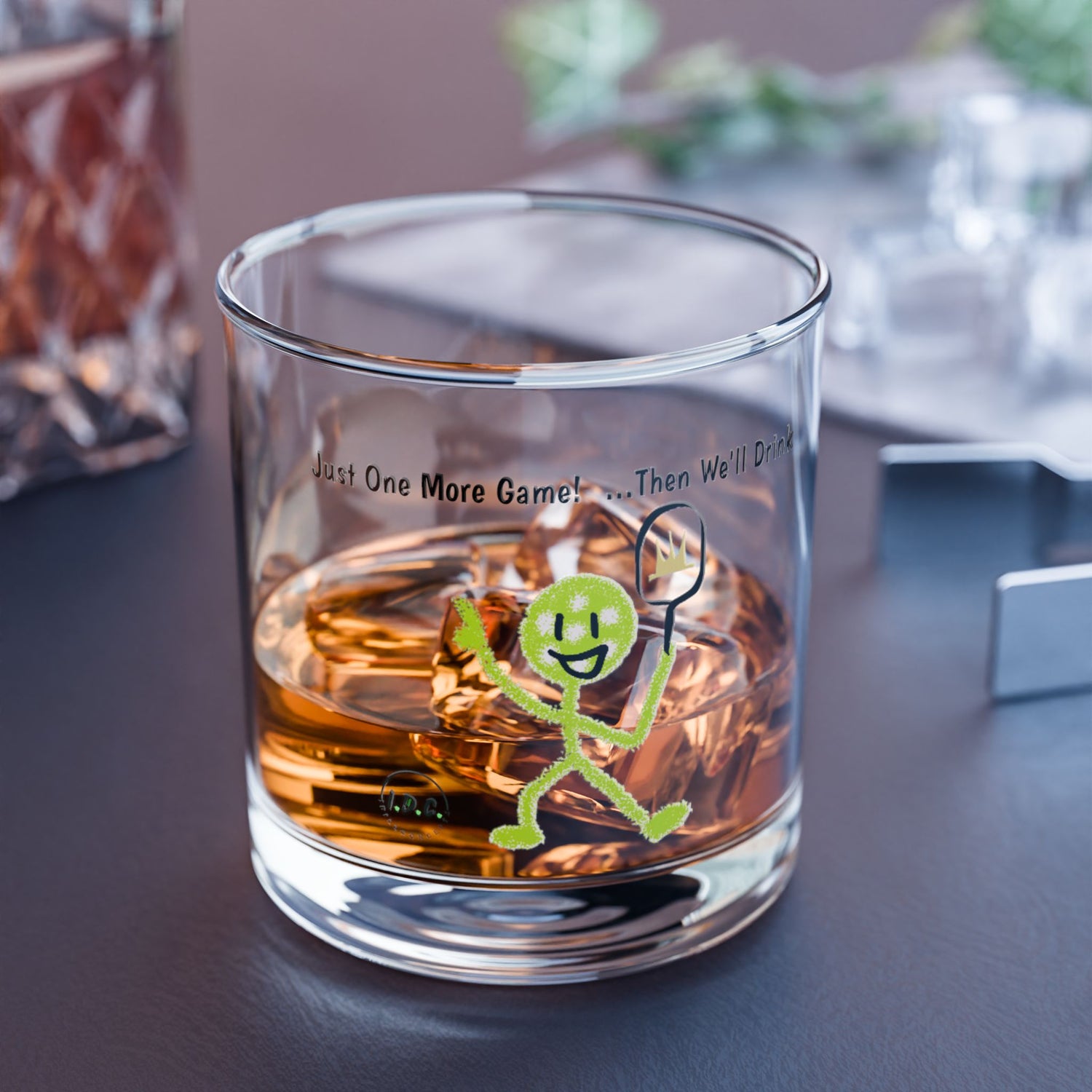 Pickleball Rocks Glass