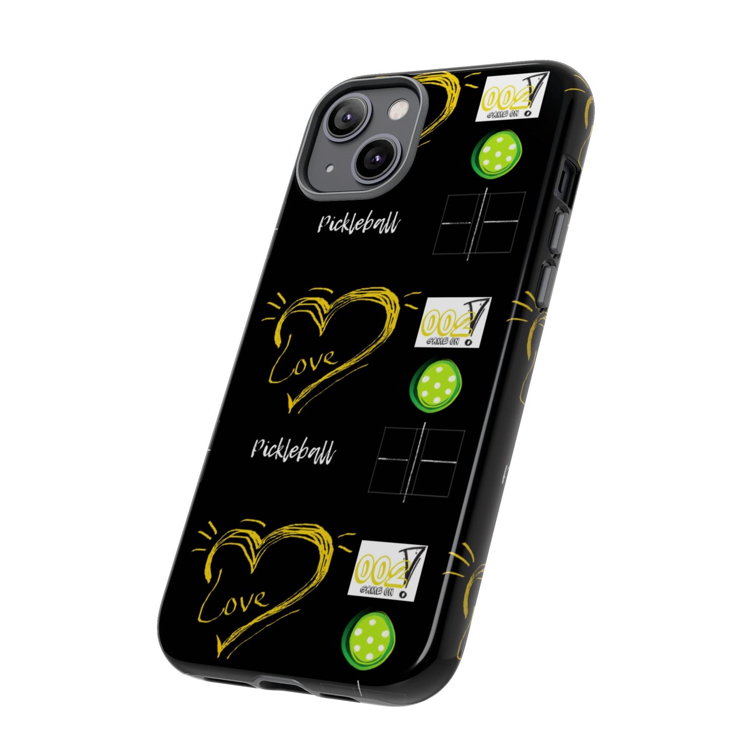 Pickleball Love Tough iPhone Case - Fun & Durable Sport Accessory