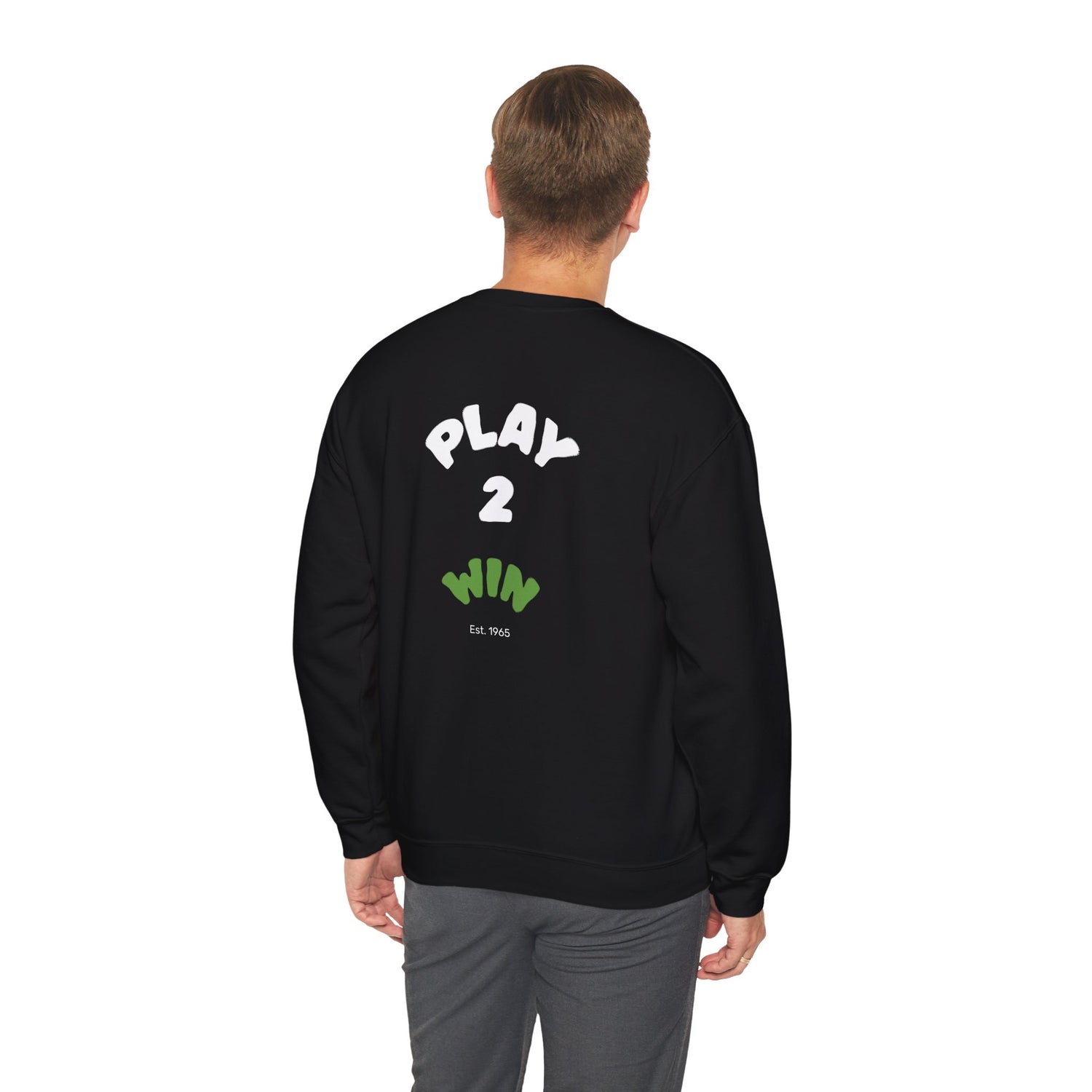 Unisex Pickleball Sweatshirt - Play 2 Win Design