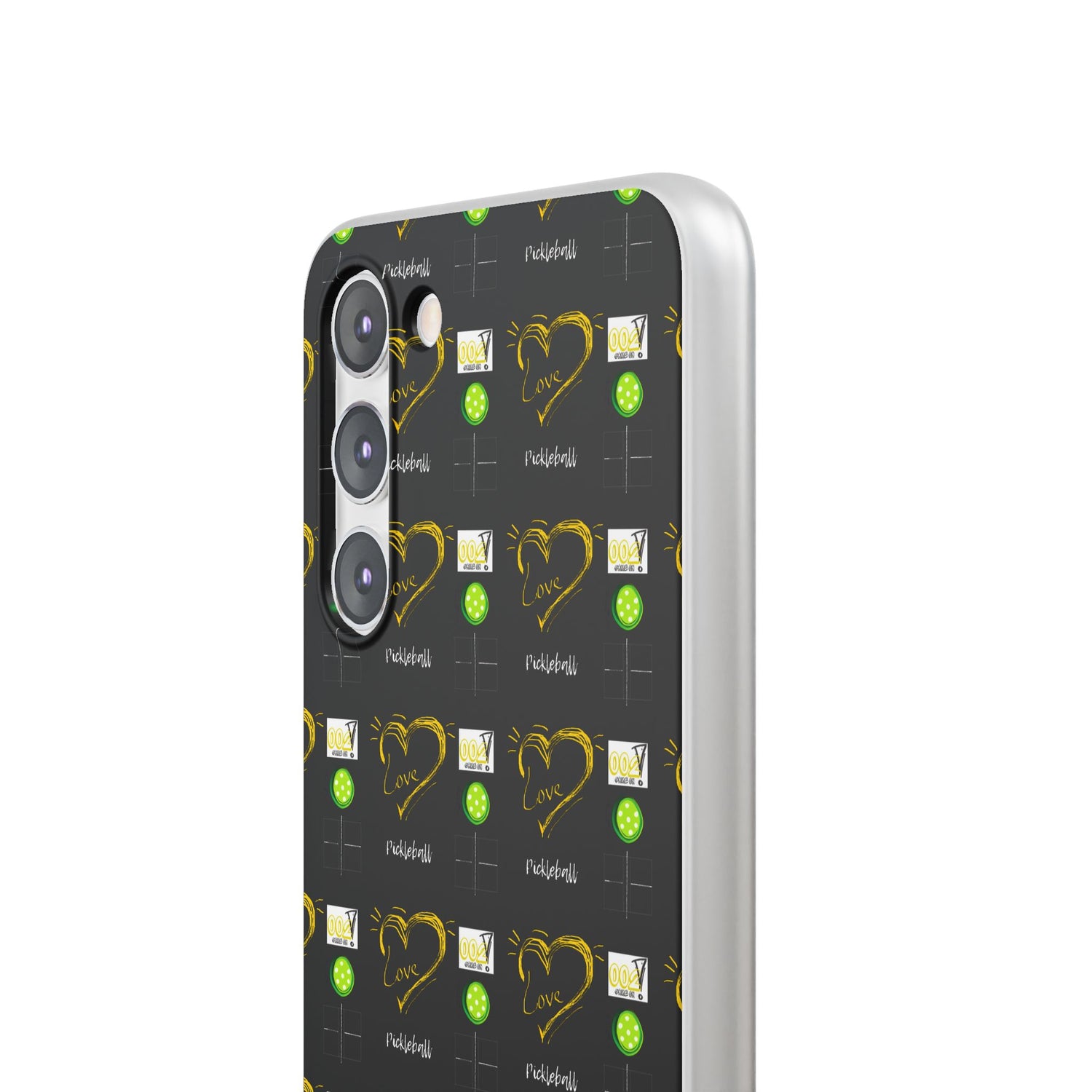 Pickleball Love Flexi Android Samsung Phone Case - Pickleball Phone Case