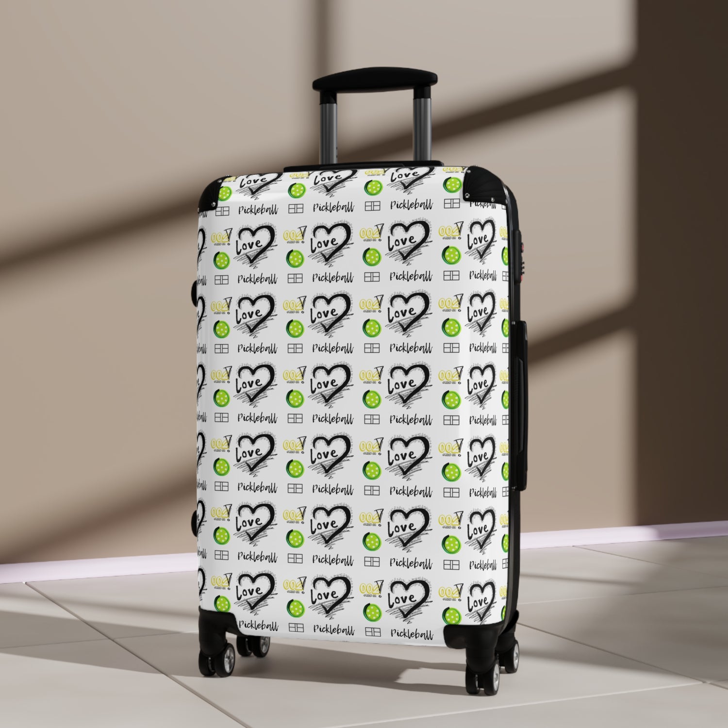Suitcase - Pickleball Love Design for Travel Enthusiasts