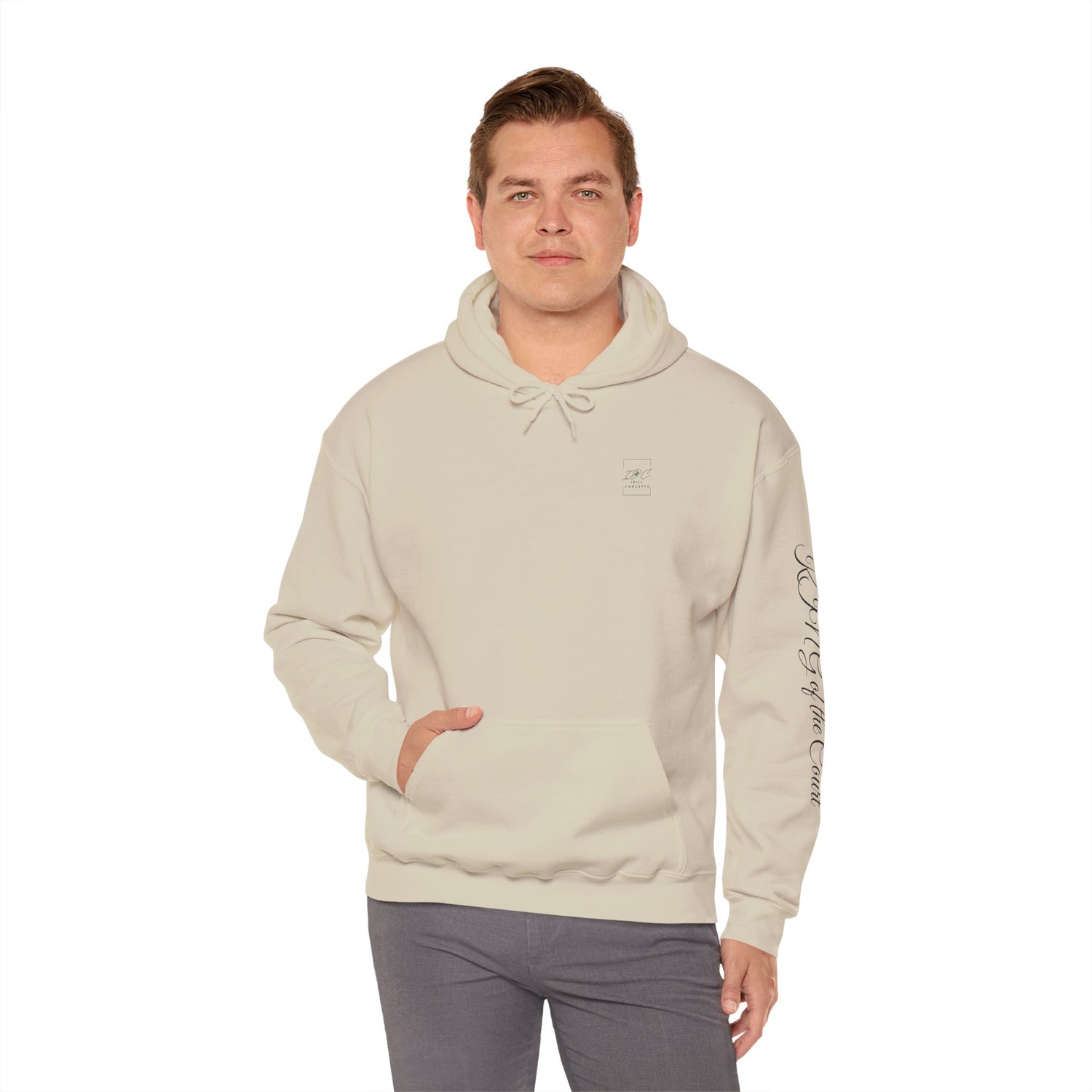 Pickleball Hoodie - King of the Court Design #2 - Men's Sweatshirt