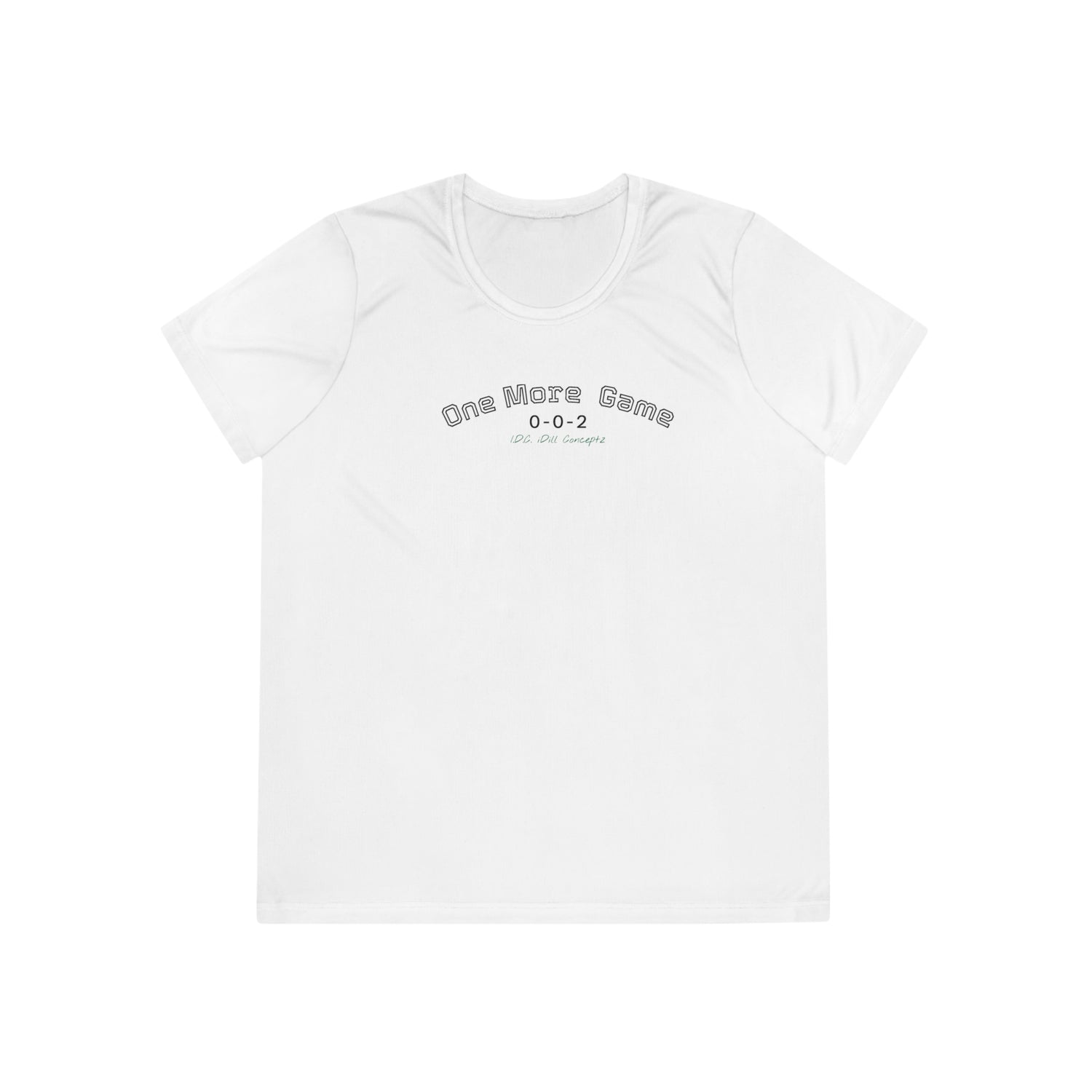 Pickleball Women's Tee - 002 One More Game Design