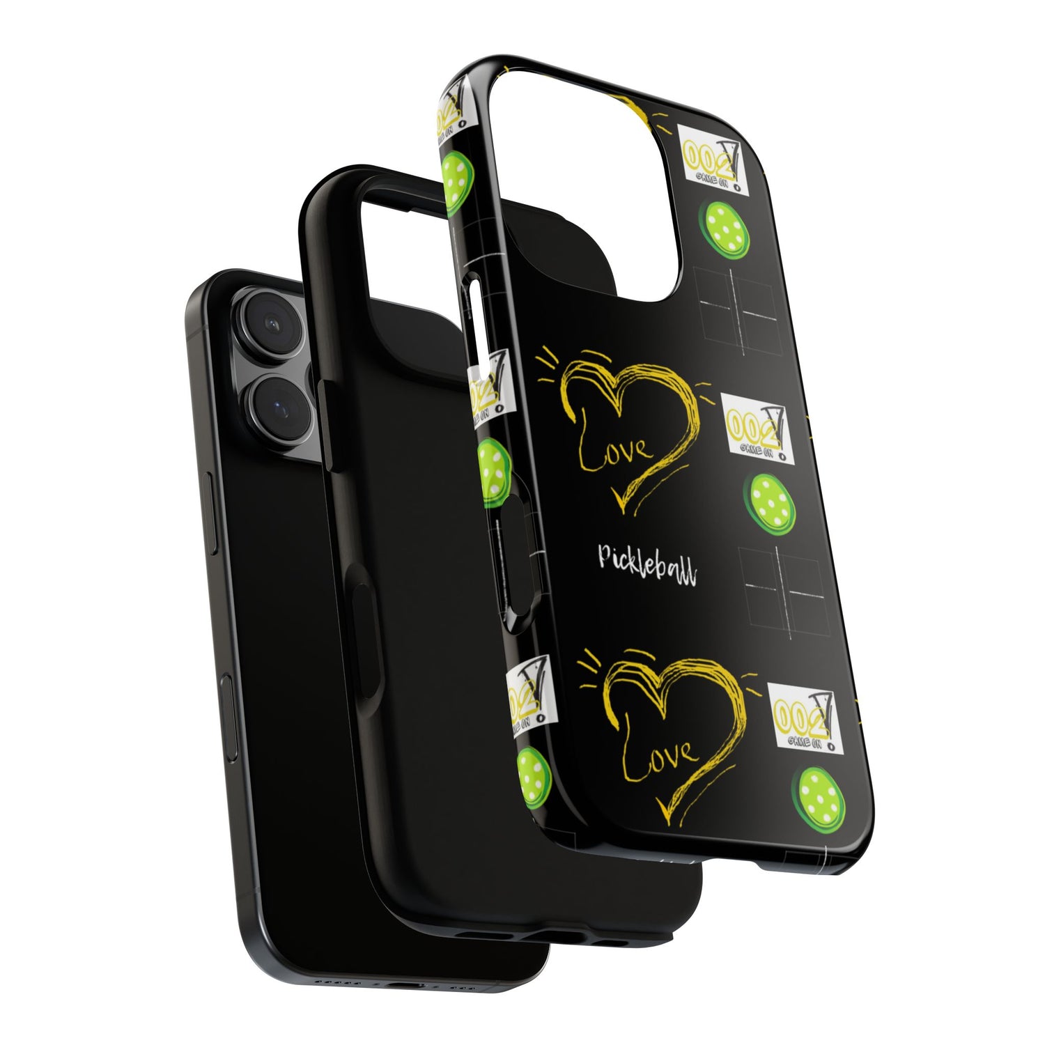 Pickleball Love Tough iPhone Case - Fun & Durable Sport Accessory