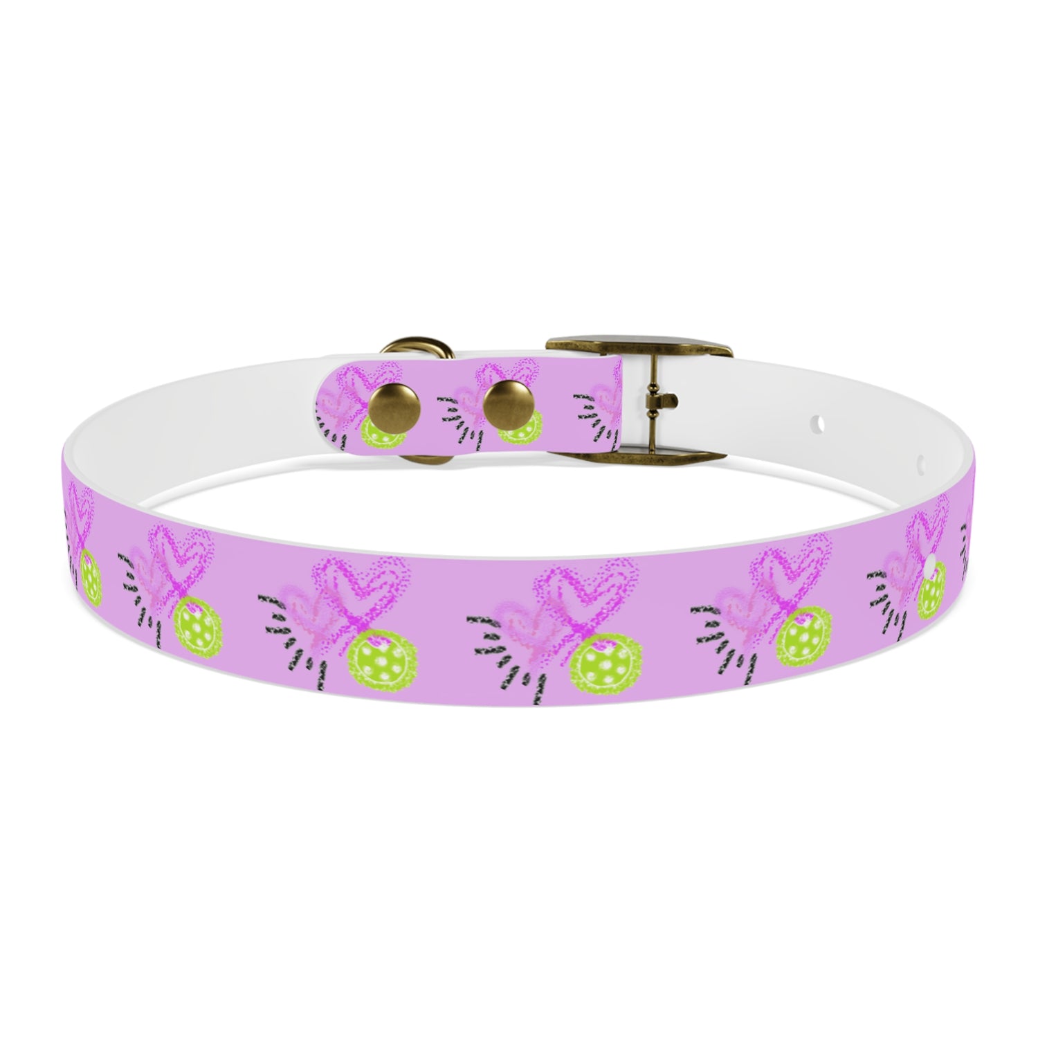 Dog Collar - Pickleball Love Unique Stand Out Design - Perfect for Pet Owners