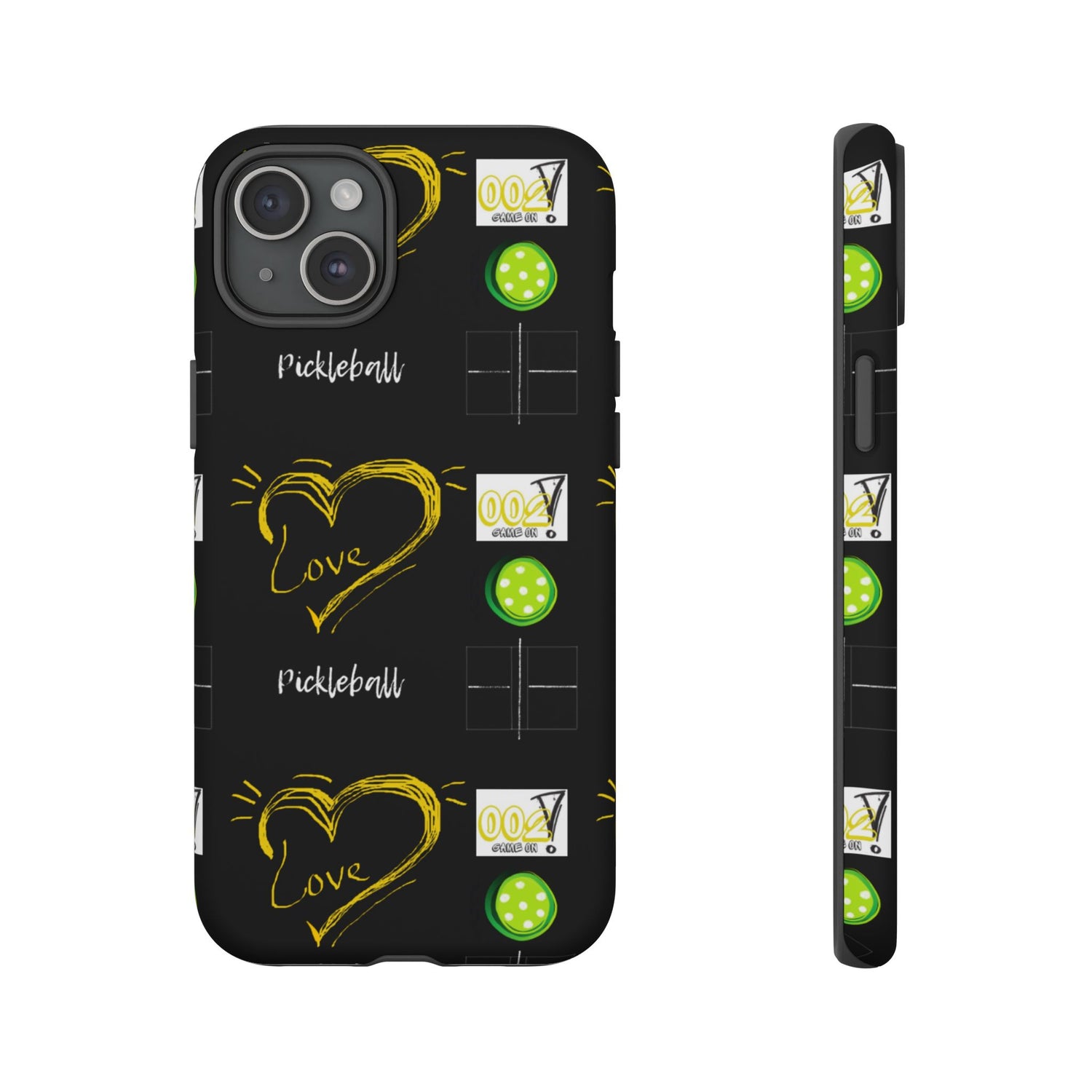 Pickleball Love Tough iPhone Case - Fun & Durable Sport Accessory