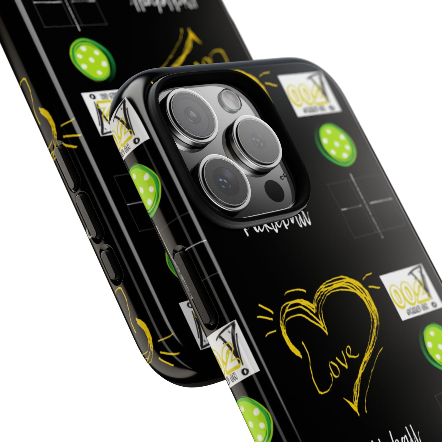 Pickleball Love Tough iPhone Case - Fun & Durable Sport Accessory