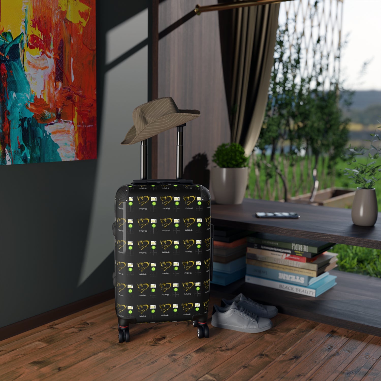 Suitcase - Pickleball Love Design for Travel Enthusiasts