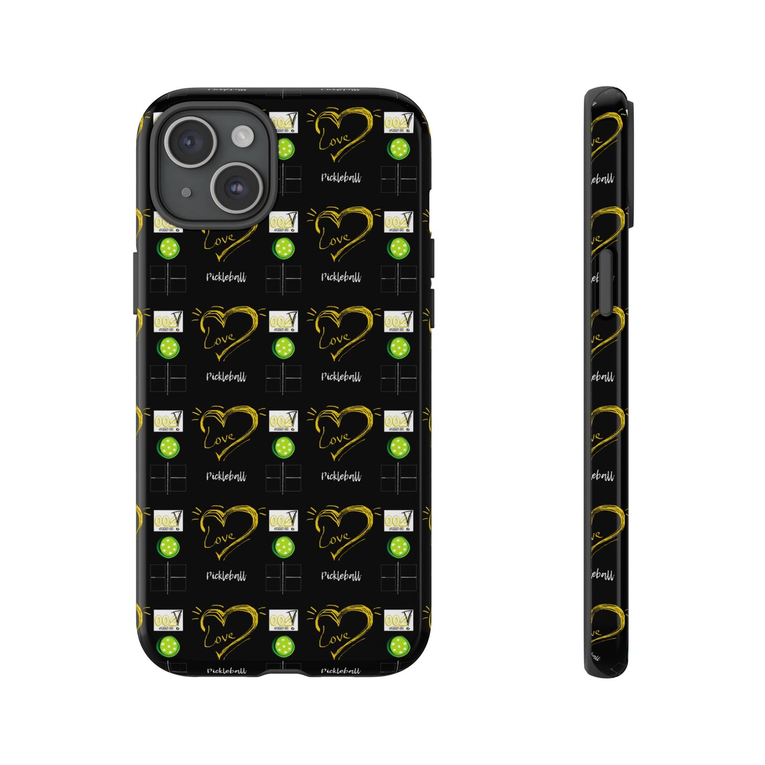 Pickleball Love Tough iPhone Case - Fun & Durable Sport Accessory