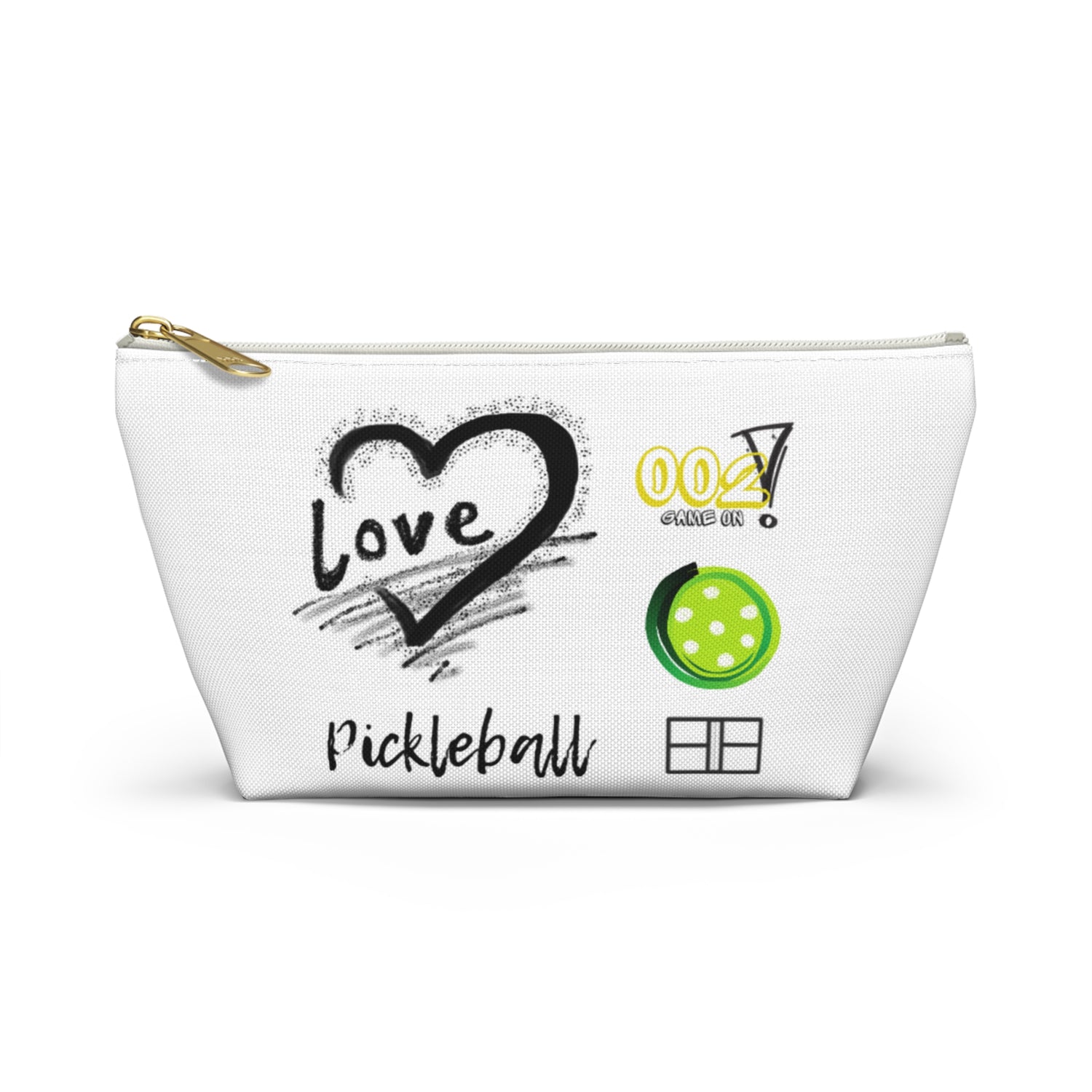 Pickleball Love Accessory Pouch - Perfect Gift for Pickleball Enthusiasts - Game On!