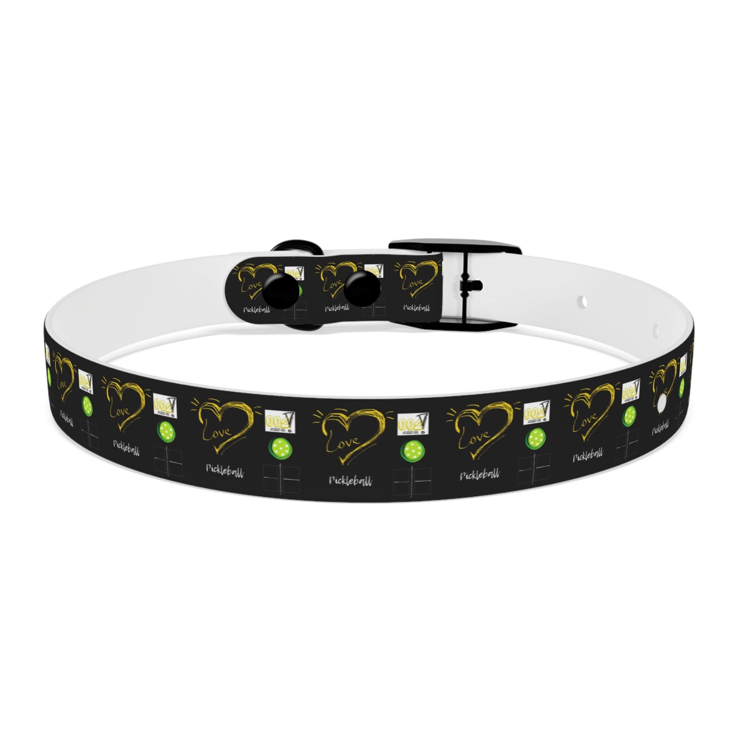 Dog Collar - Pickleball Love Unique Stand Out Design - Perfect for Pet Owners