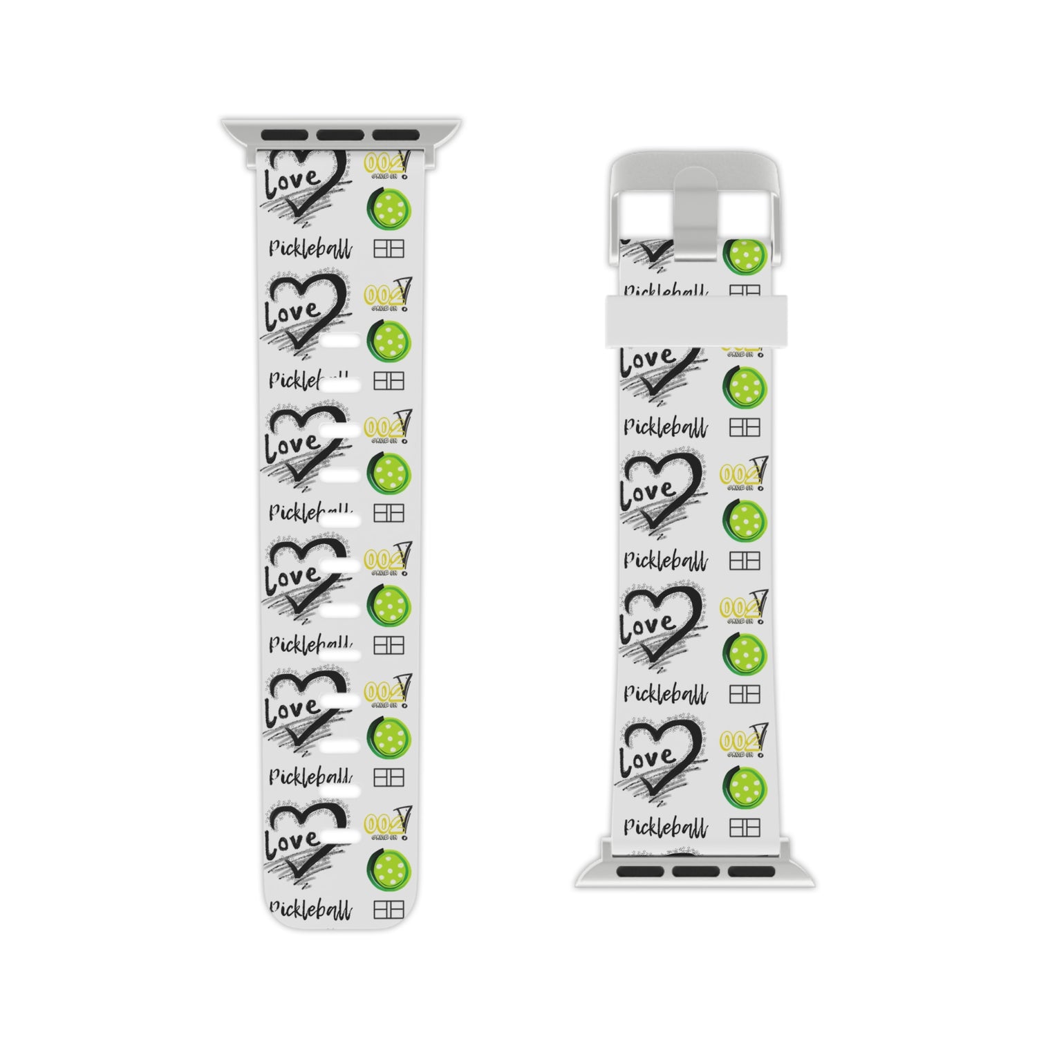 Pickleball Watch Band - LOVE Pickleball Design