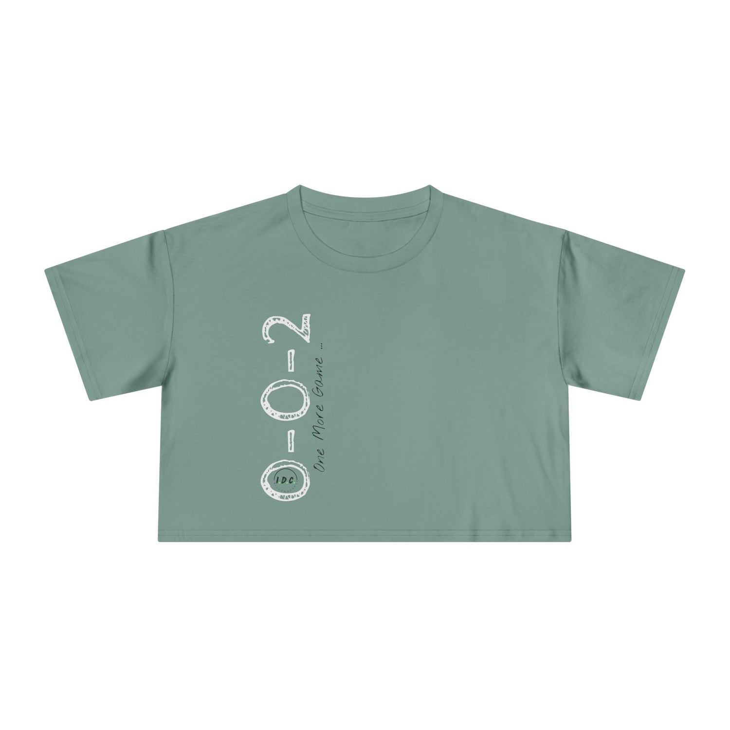 002 Pickleball Women's Crop Tee - Just One More Game