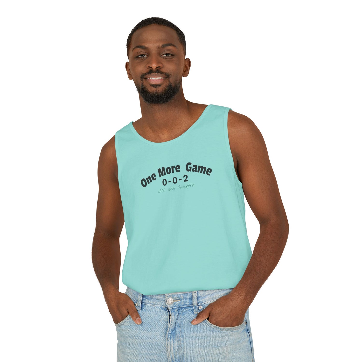 Unisex Pickleball Tank Top - 002 One More Game Design