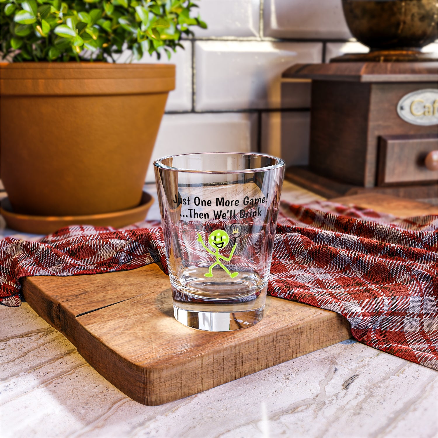 Pickleball Shot Glass