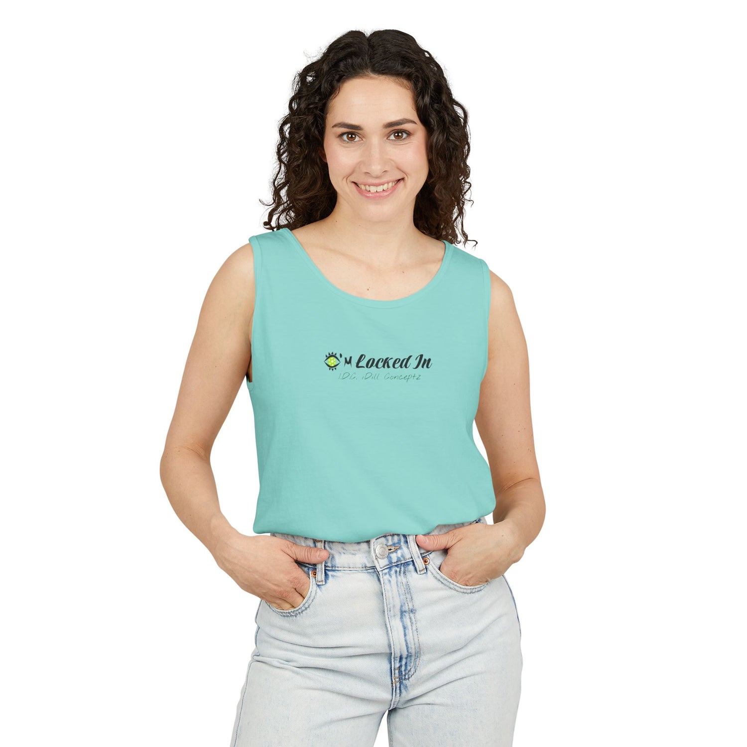 Unisex Muscle Tank Top - Pickleball I'm Locked In Design