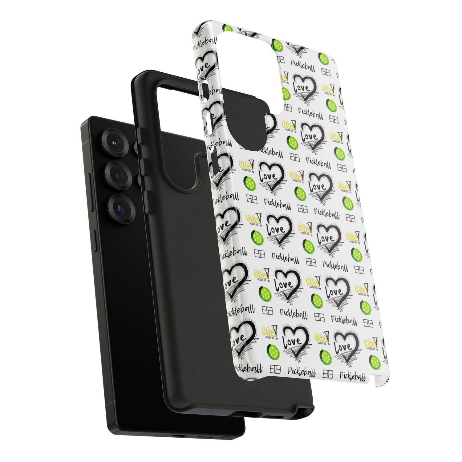Pickleball Love Tough Android Samsung Phone Case - Fun & Durable Sport Accessory