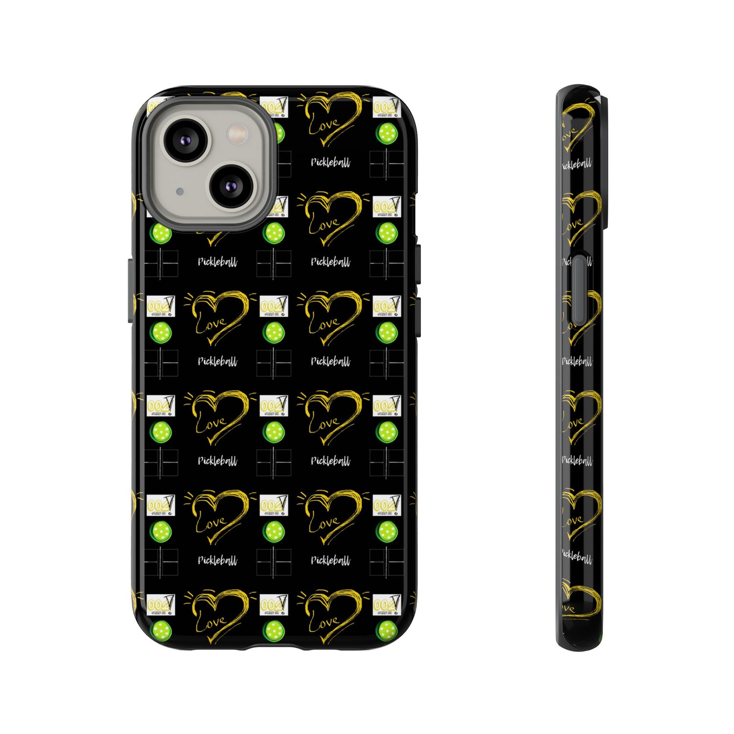 Pickleball Love Tough iPhone Case - Fun & Durable Sport Accessory