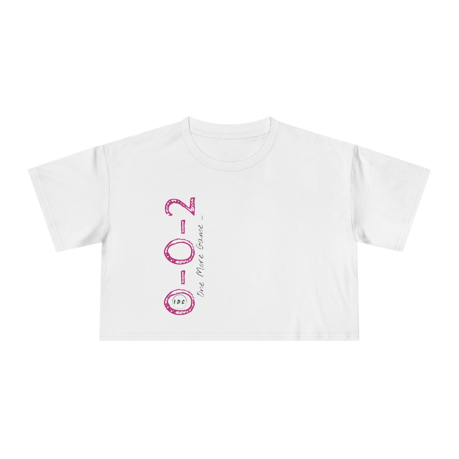 002 Pickleball Women's Crop Tee - Just One More Game