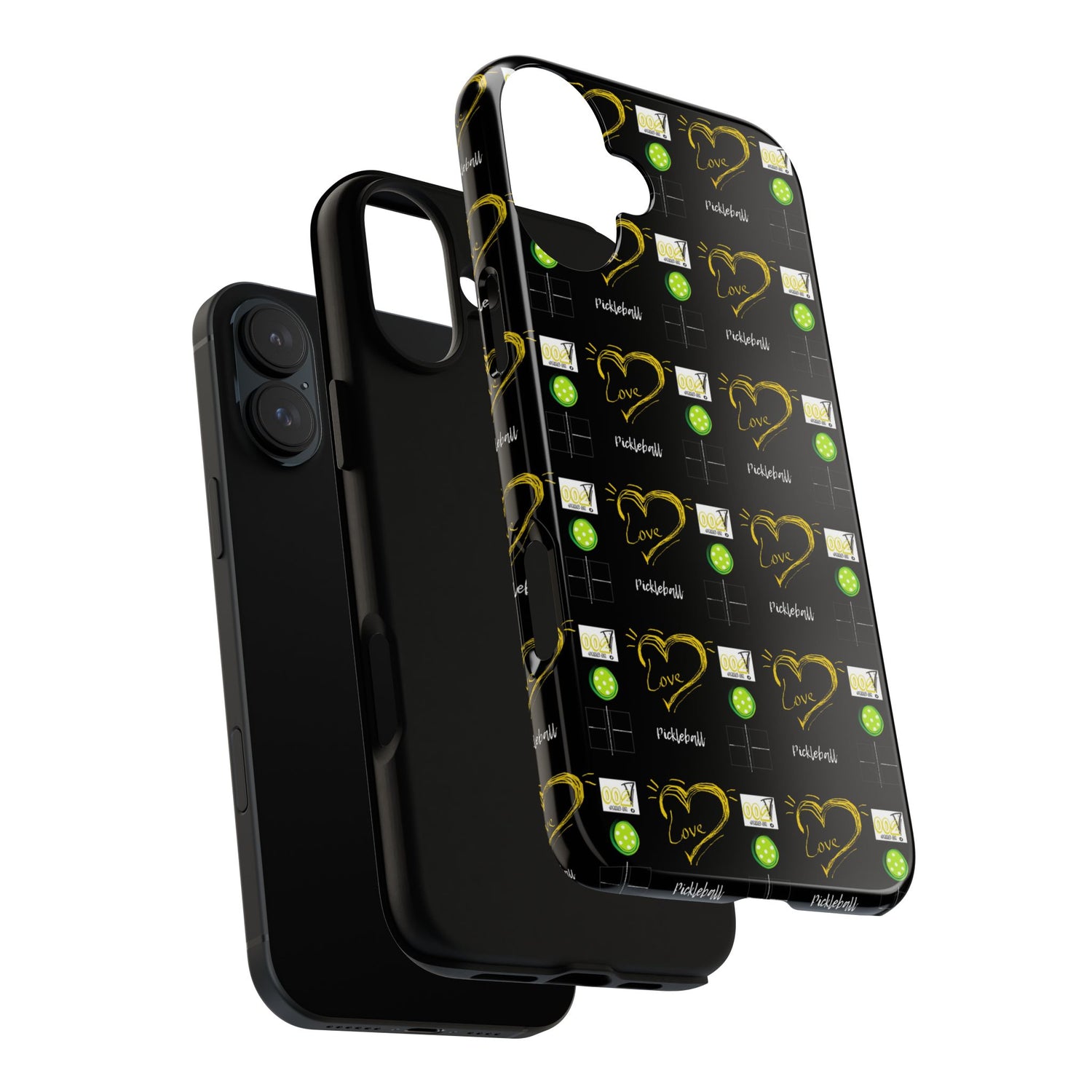 Pickleball Love Tough iPhone Case - Fun & Durable Sport Accessory