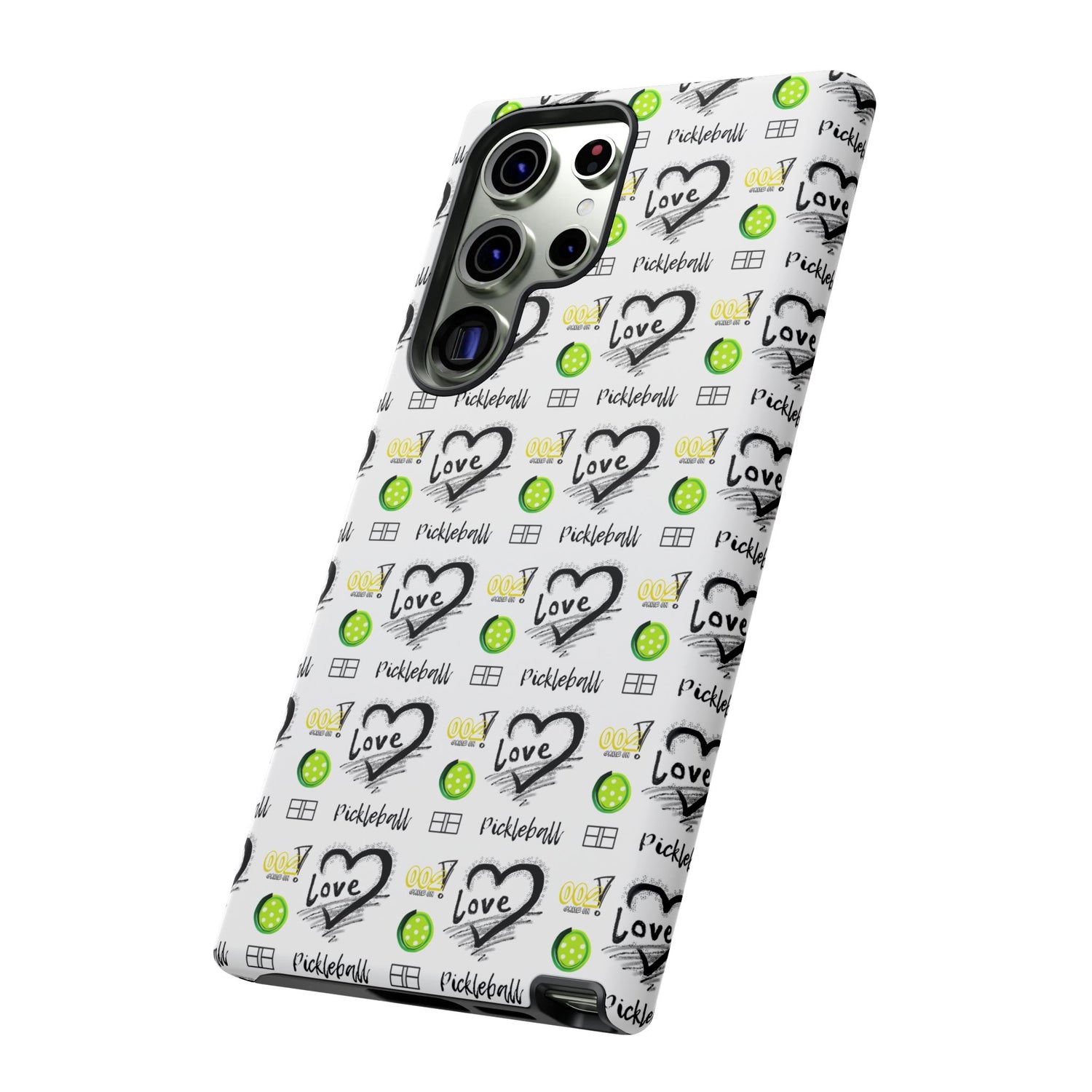 Pickleball Love Tough Android Samsung Phone Case - Fun & Durable Sport Accessory