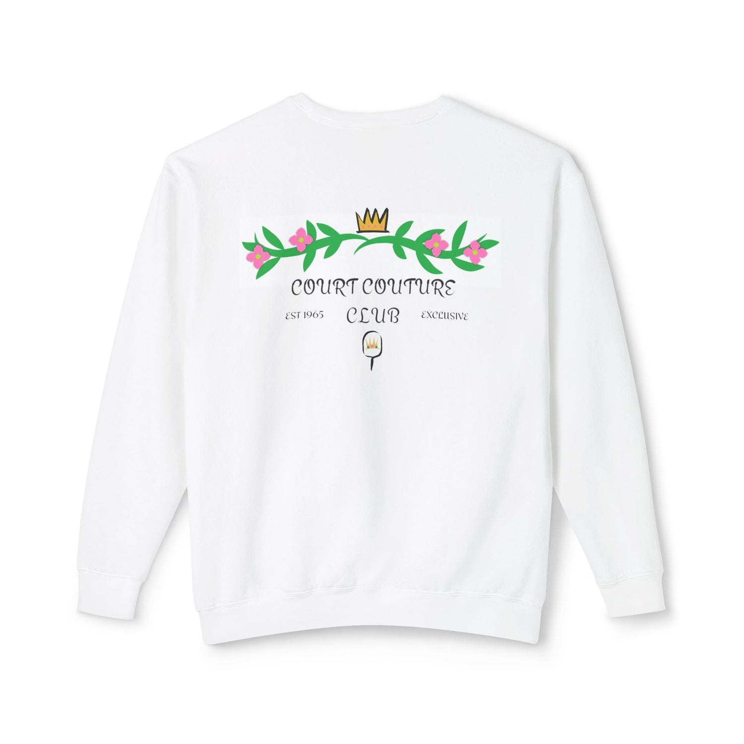 Pickleball Women's Lightweight Sweatshirt - Court Couture Club Design