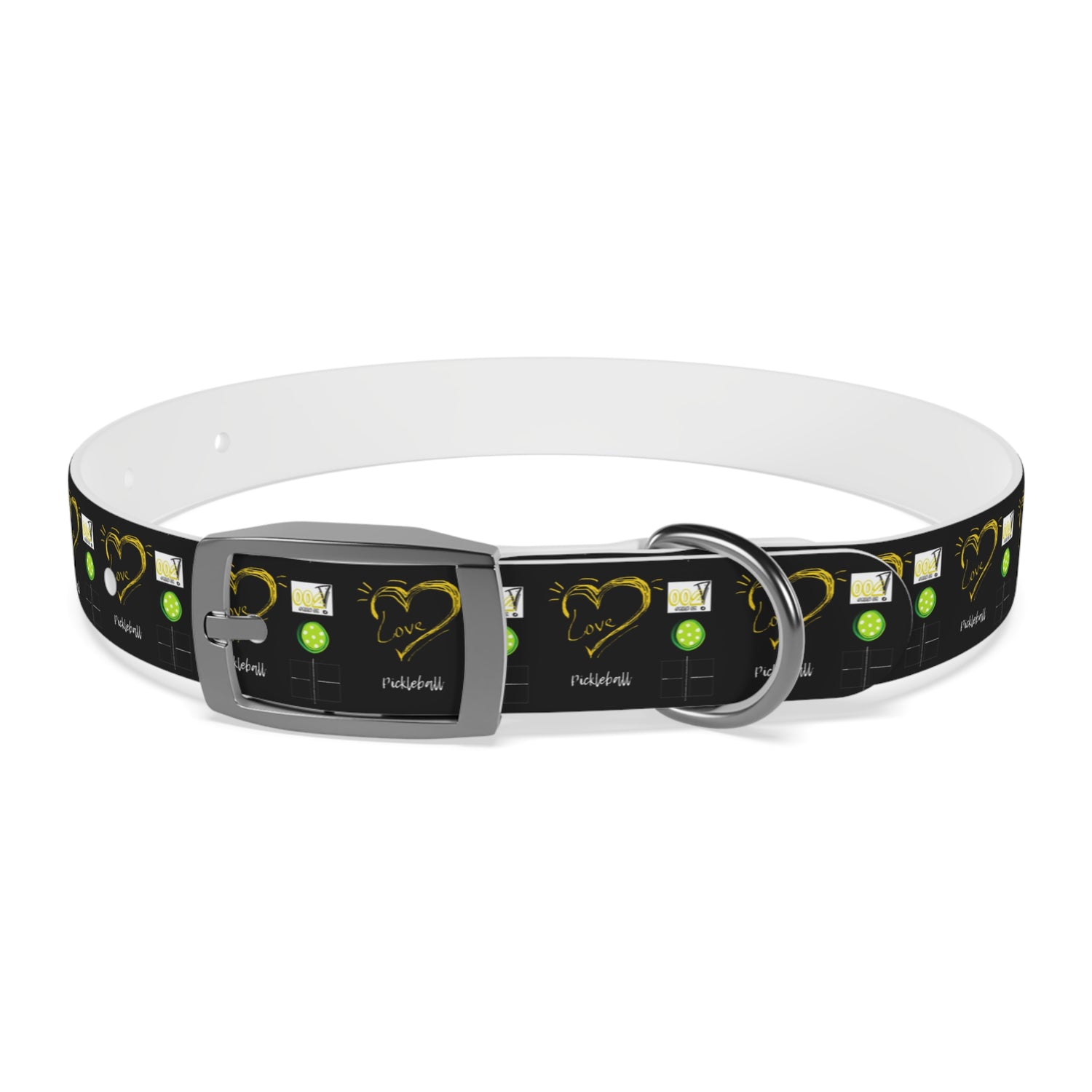 Dog Collar - Pickleball Love Unique Stand Out Design - Perfect for Pet Owners
