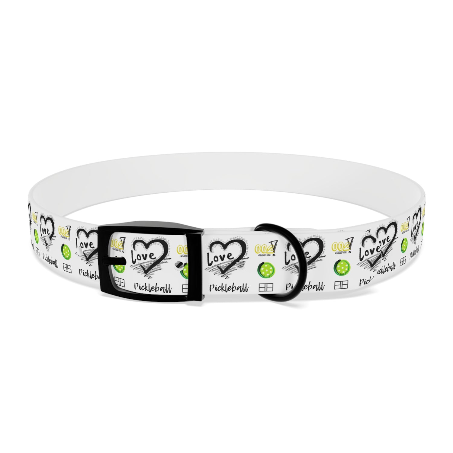 Dog Collar - Pickleball Love Unique Stand Out Design - Perfect for Pet Owners