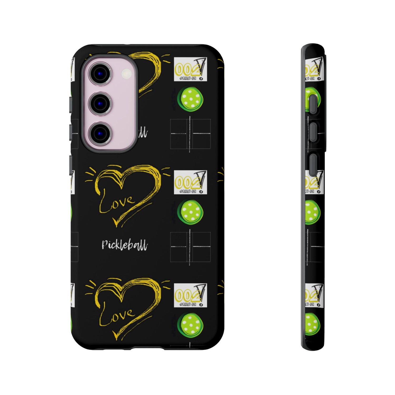Pickleball Love Tough Android Samsung Phone Case - Fun & Durable Sport Accessory
