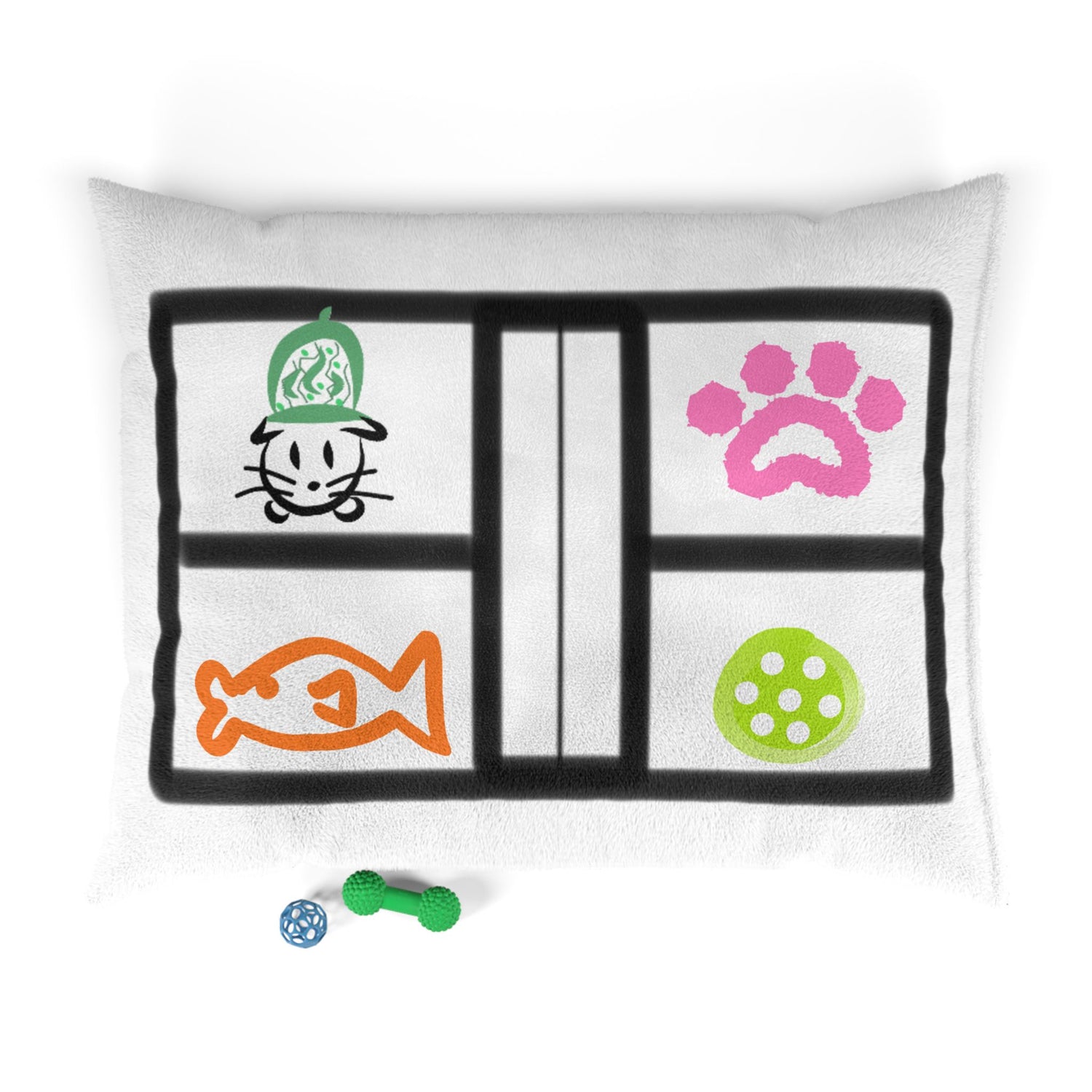 Pet Bed - Pickle Cat Design